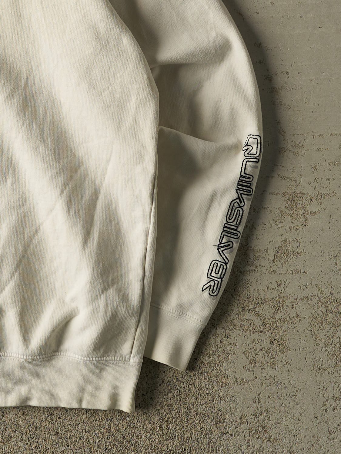 Vintage Y2K Beige Quiksilver Hoodie (M/L)