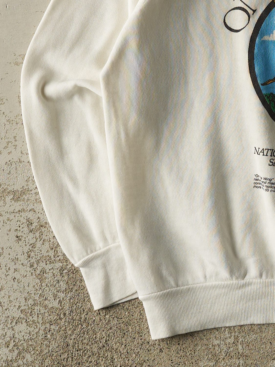 Vintage 96' White National Air & Space Museum Crewneck (S)