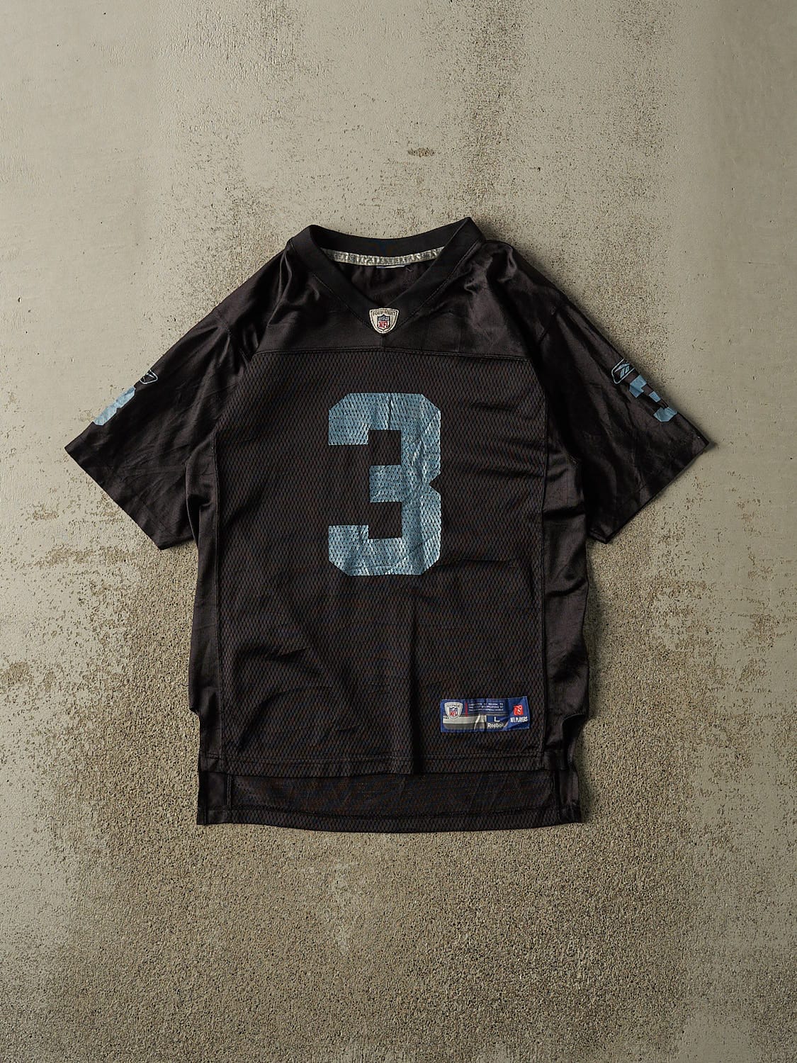 Vintage Y2K Black Oakland Raiders #3 Carson Palmer Football Jersey (S/M)