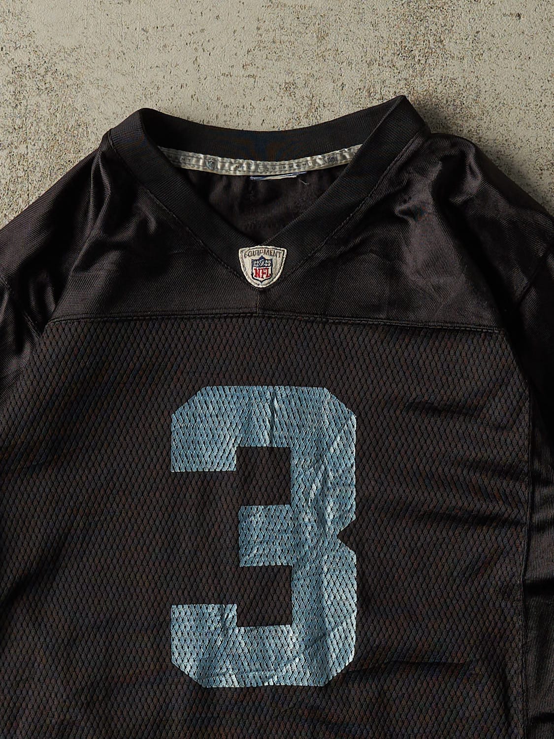 Vintage Y2K Black Oakland Raiders #3 Carson Palmer Football Jersey (S/M)