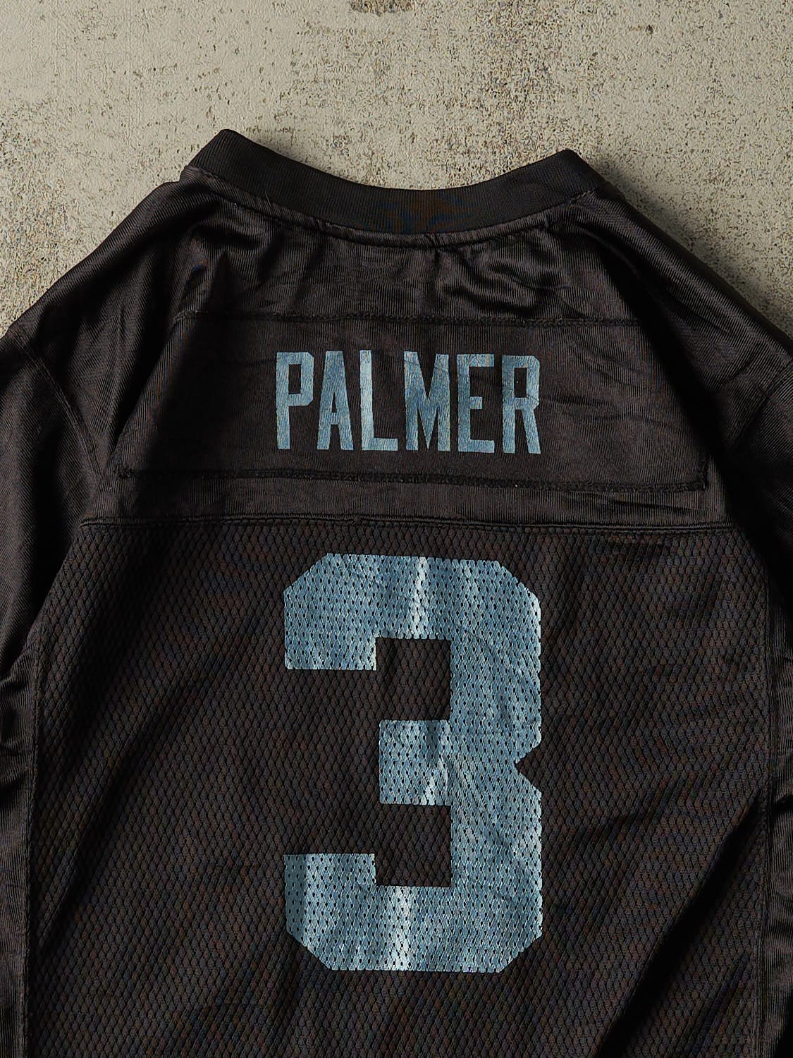 Vintage Y2K Black Oakland Raiders #3 Carson Palmer Football Jersey (S/M)