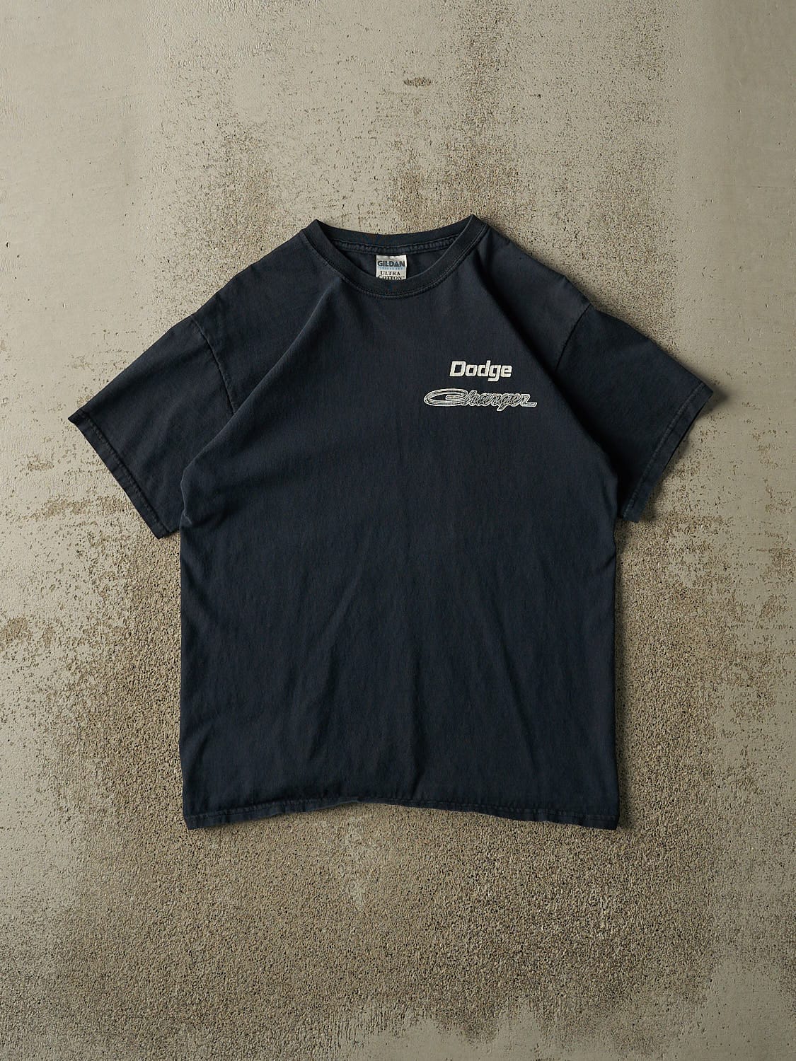 Vintage 06' Black Dodge Charger Tee (S/M)
