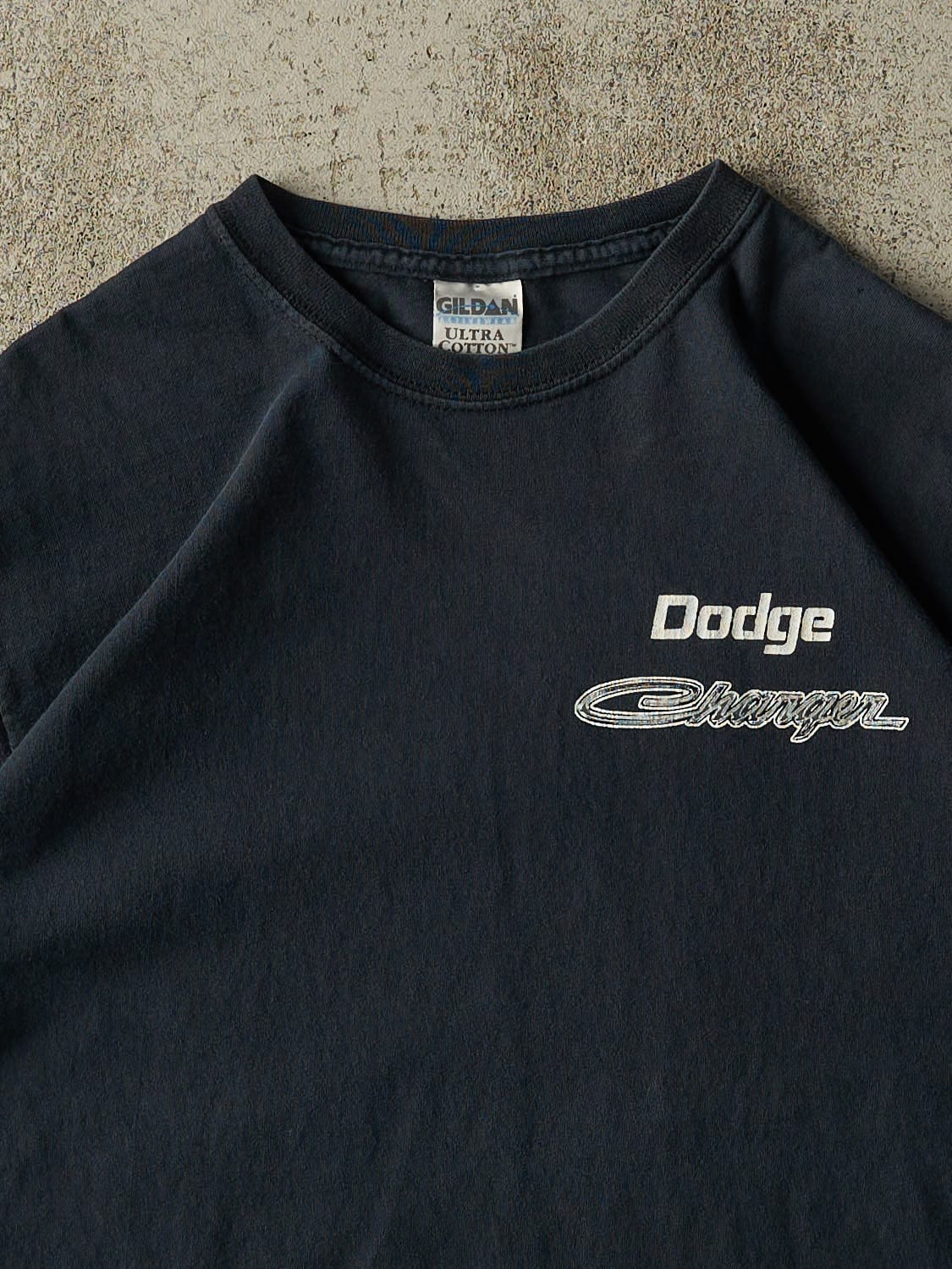 Vintage 06' Black Dodge Charger Tee (S/M)