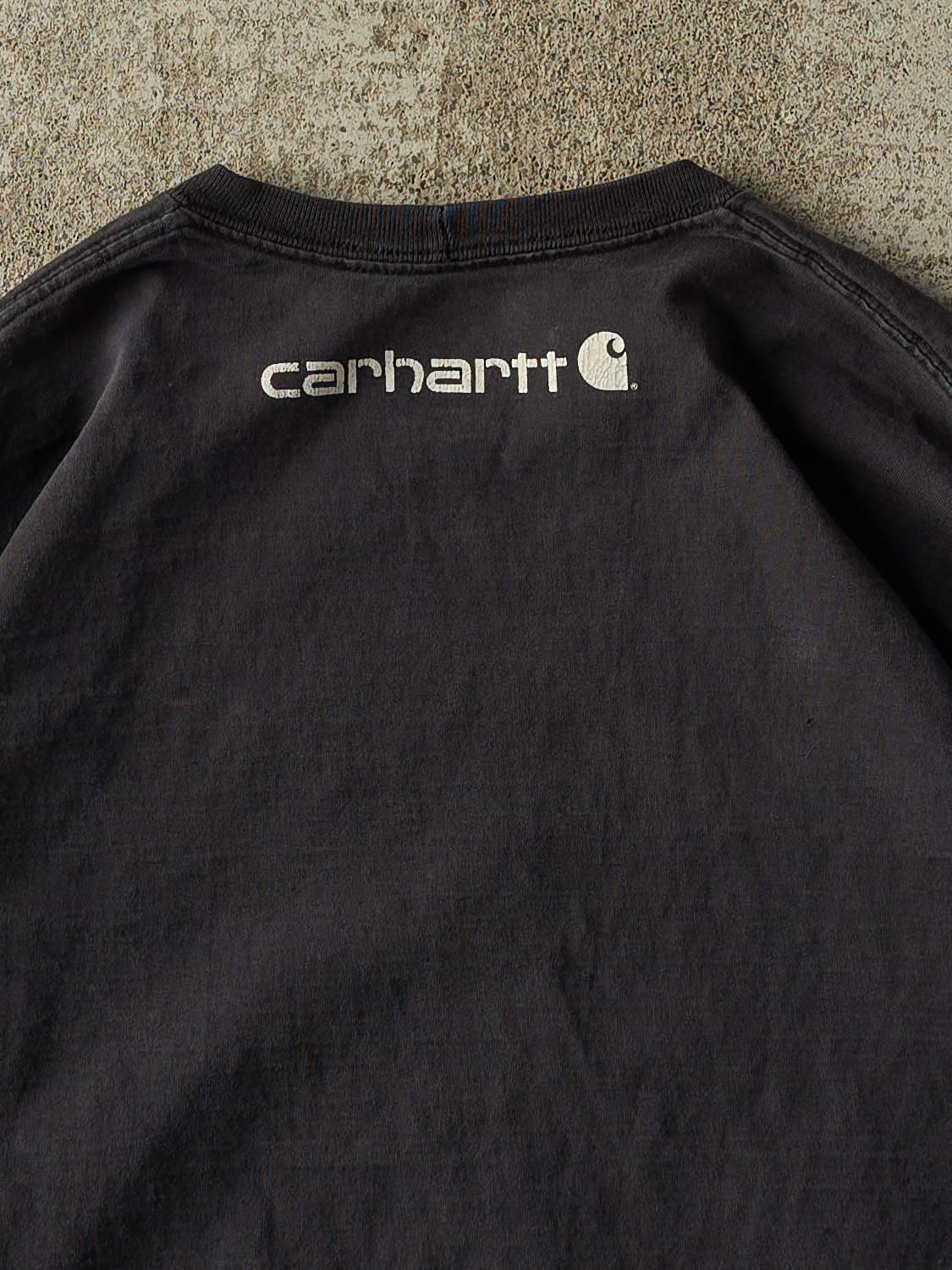 Vintage 90s Black Carhartt Long Sleeve (XL/XXL)