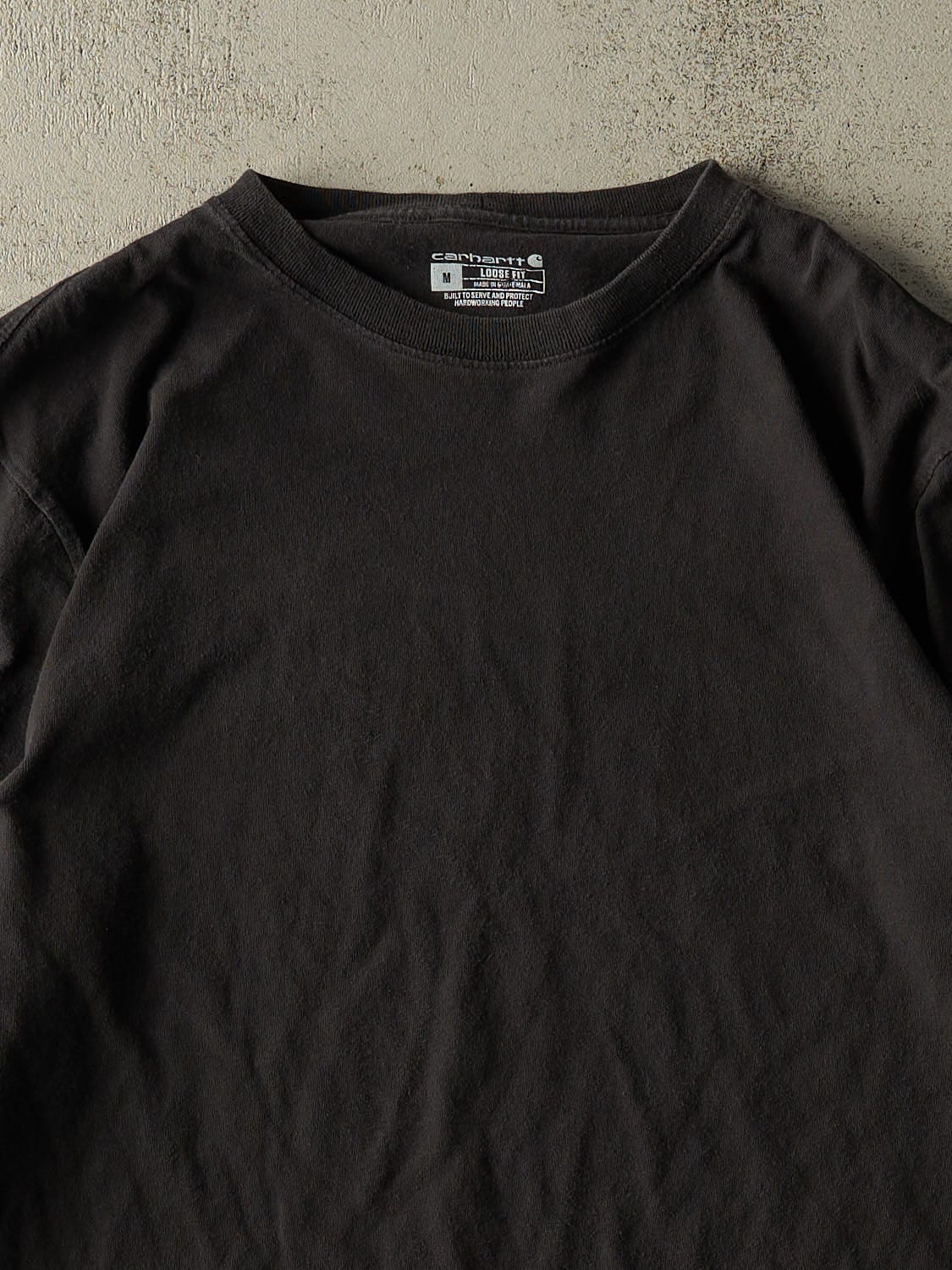 Vintage Y2K Black Carhartt Long Sleeve (L/XL)