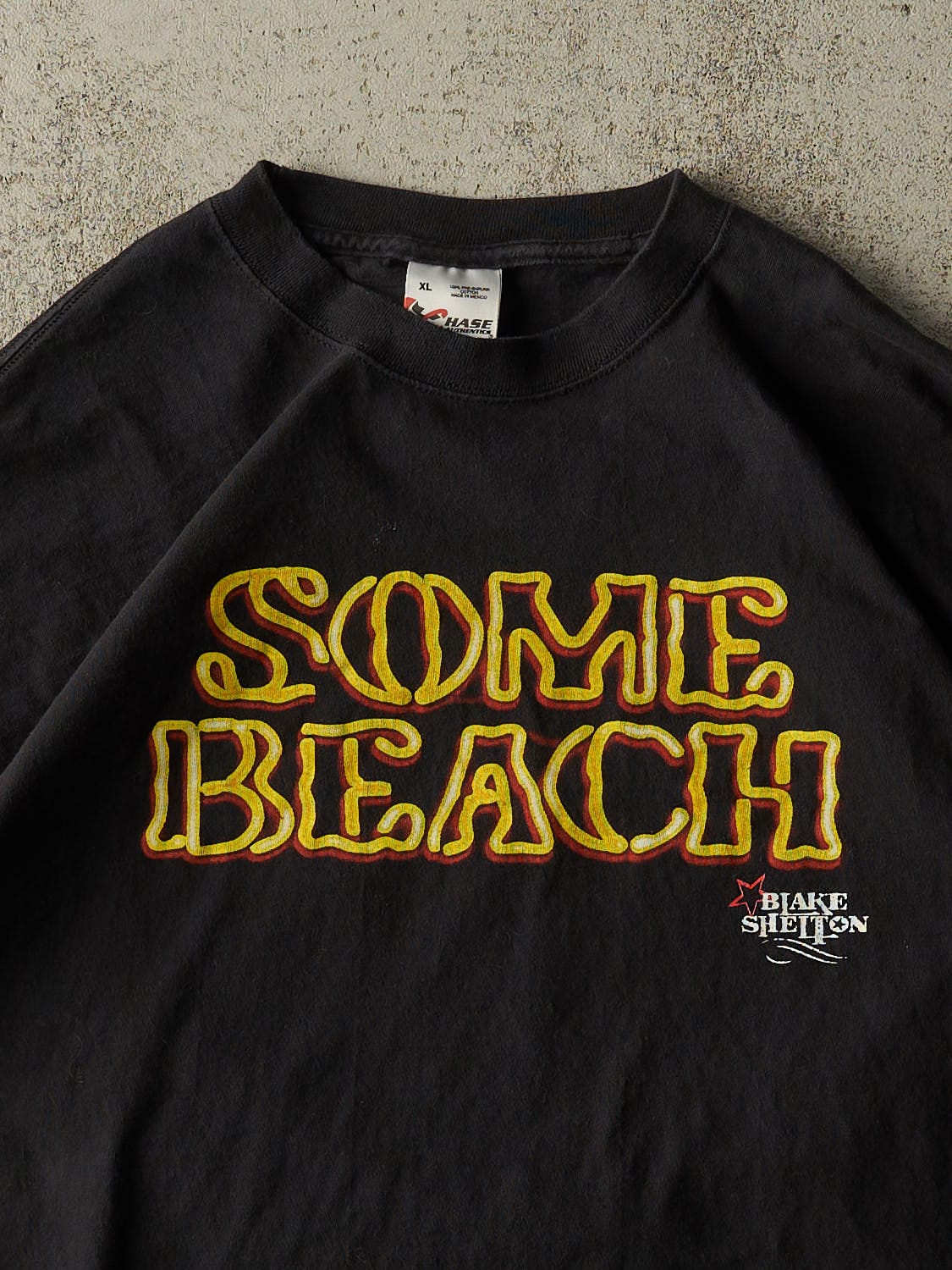 Vintage Y2K Black Blake Shelton Some Beach Tee (L/XL)