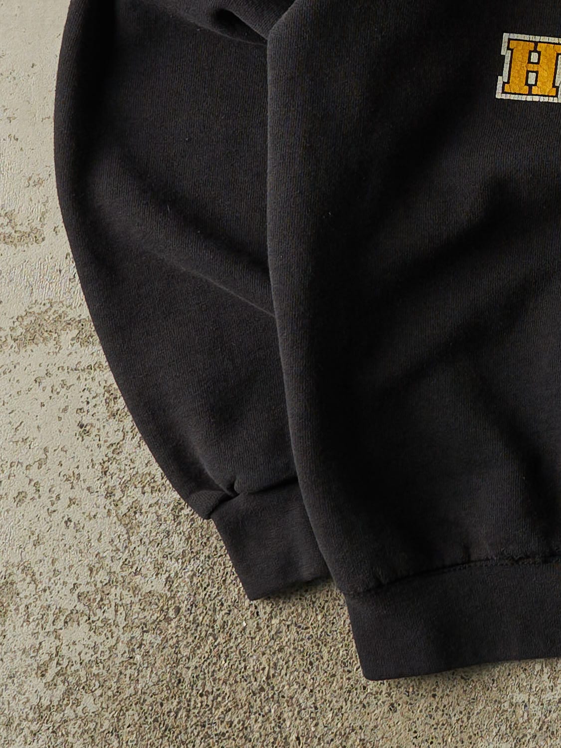 Vintage 90s Black Iowa Hawkeyes Crewneck (L)