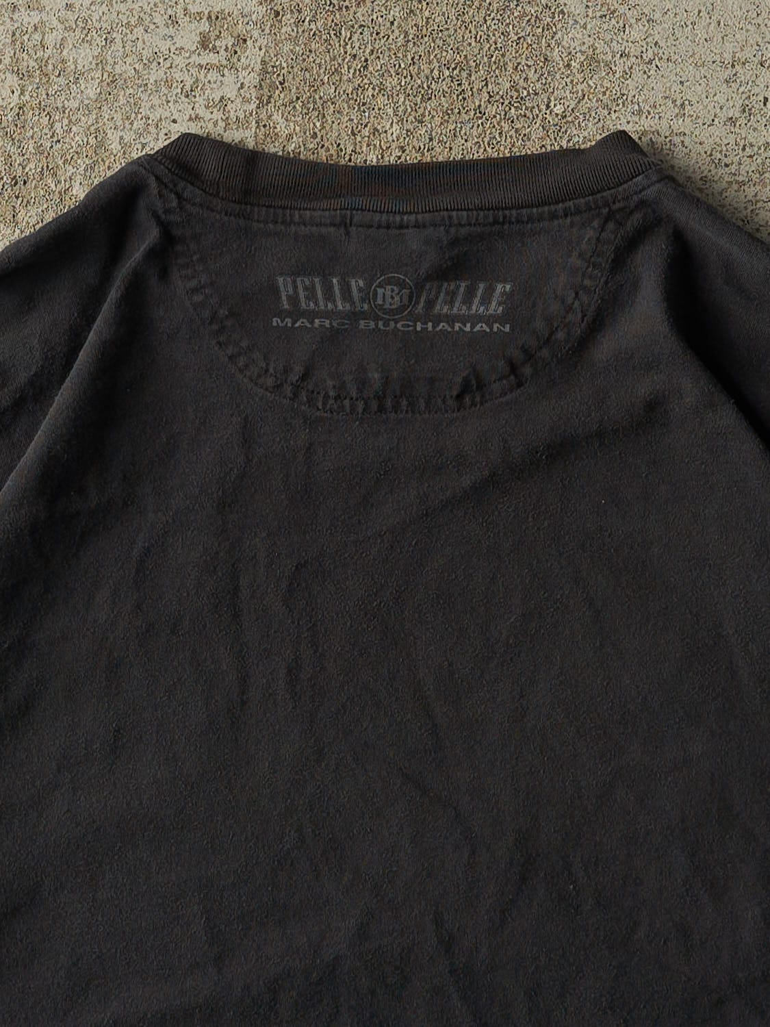 Vintage 90s Faded Black Pelle Pelle Long Sleeve (L)