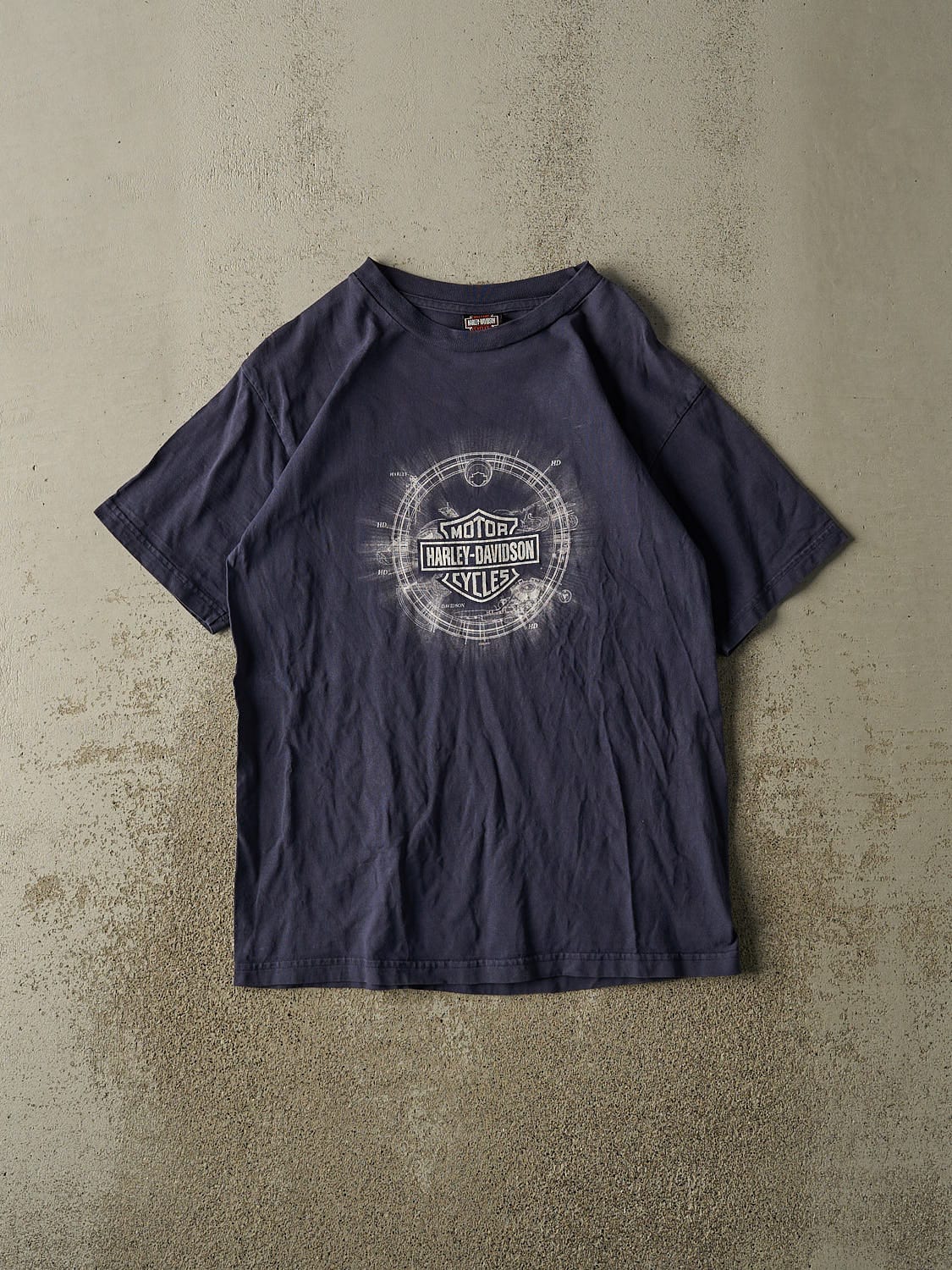 Vintage 04' Navy Blue Harley Davidson York PA Tee (M/L)