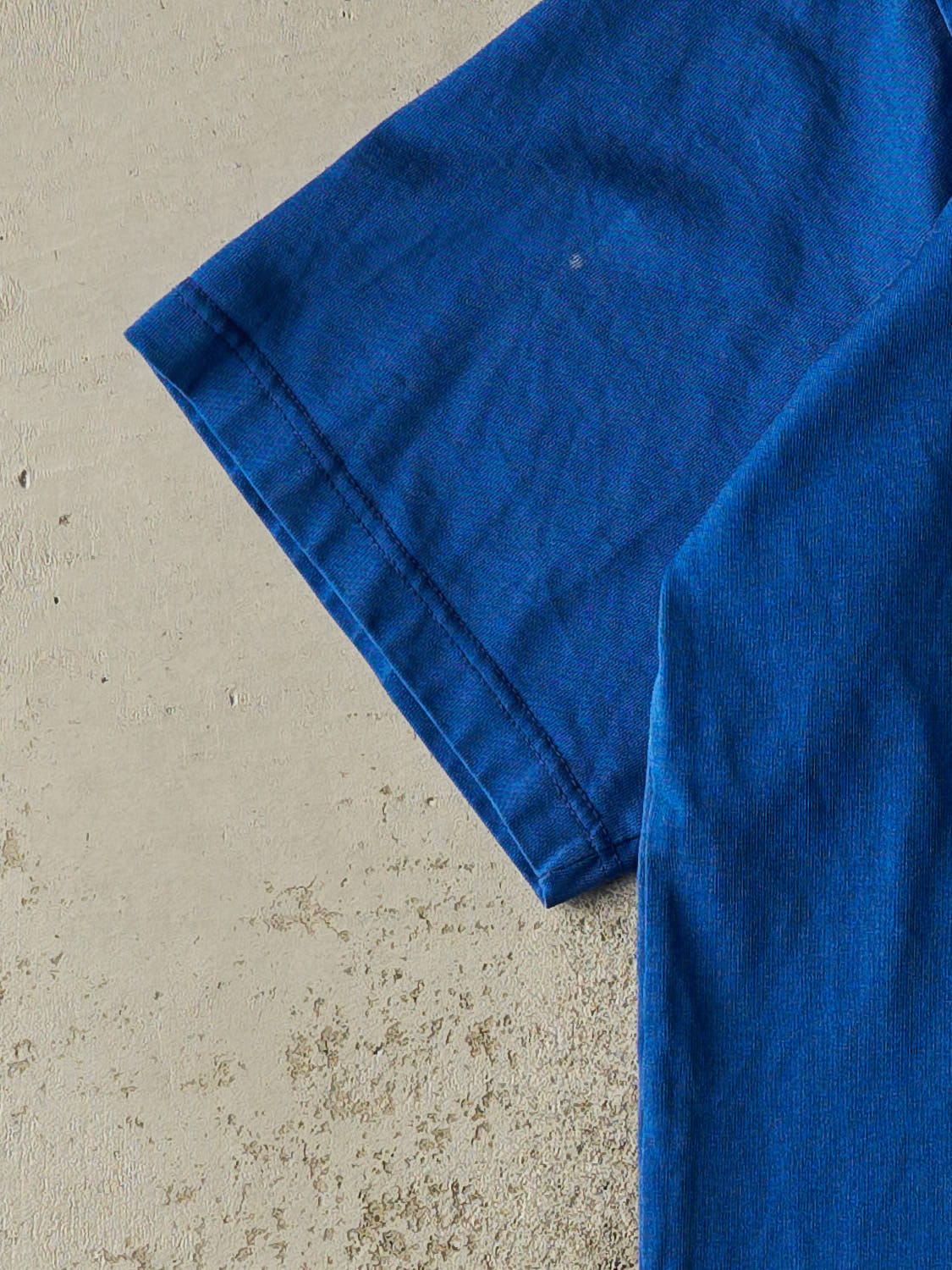Vintage 90s Blue Nike Soccer Jersey (XL/XXL)