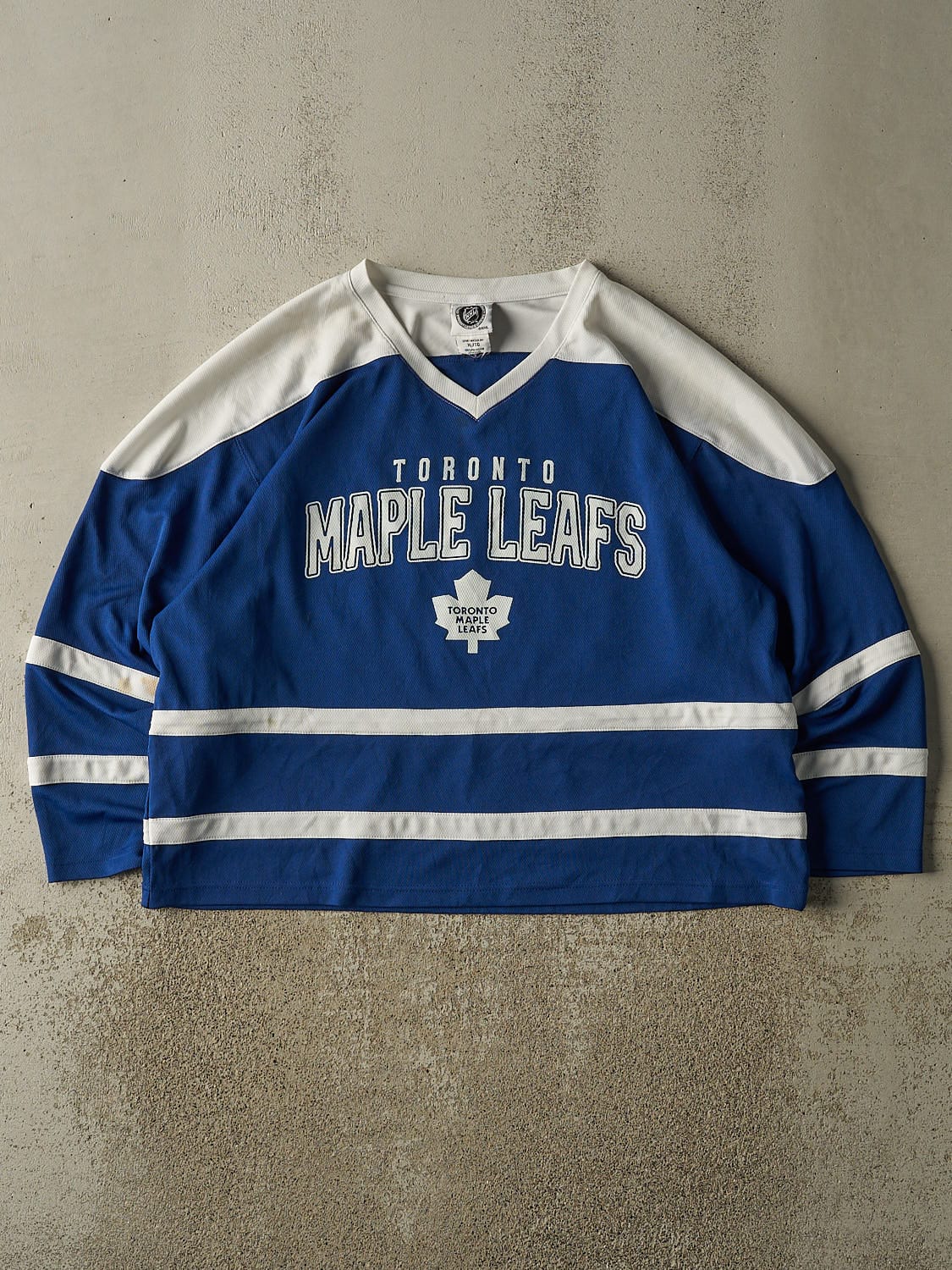 Vintage Y2K Blue Toronto Maple Leafs #81 Phil Kessel Hockey Jersey (L)