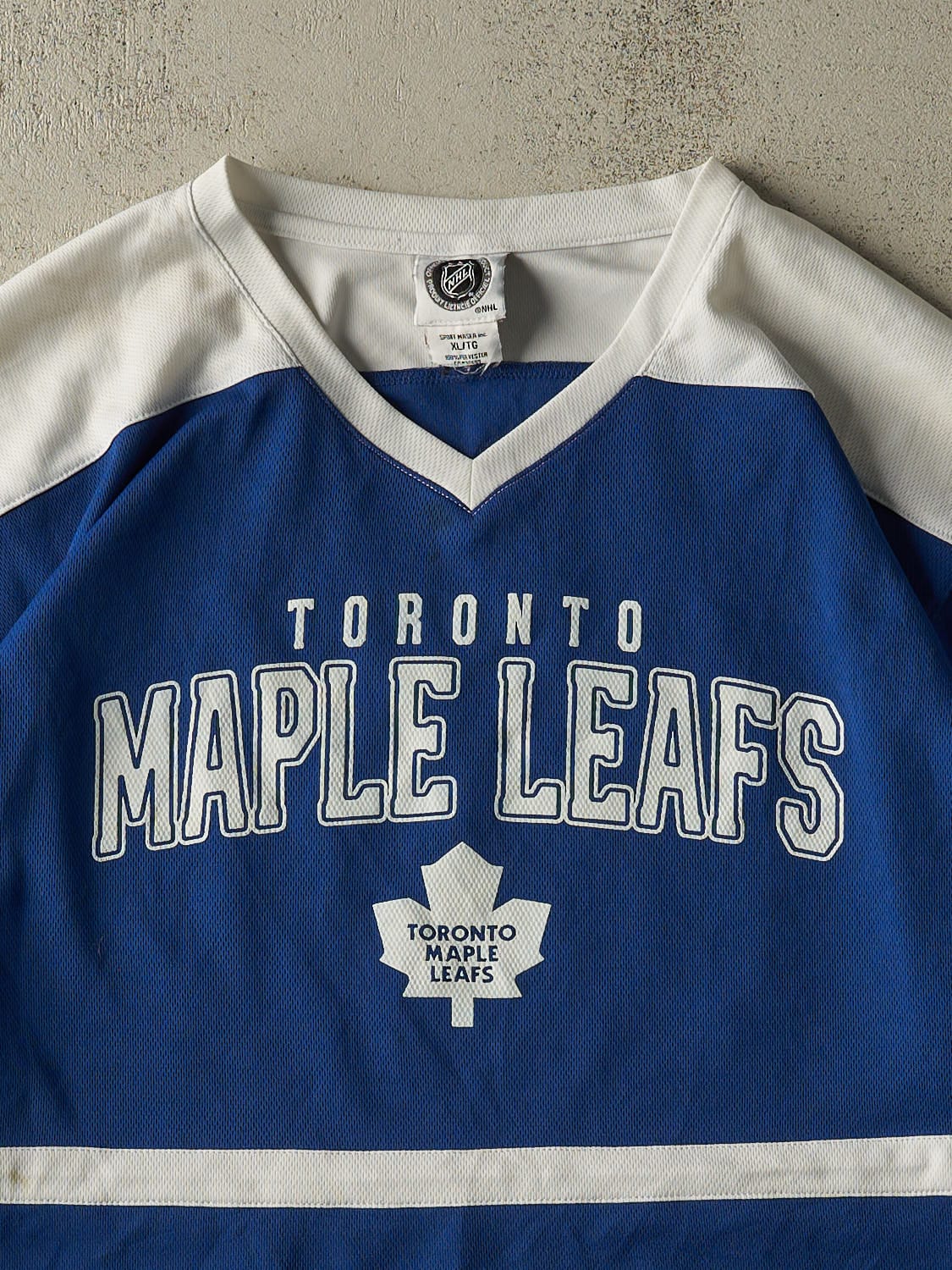 Vintage Y2K Blue Toronto Maple Leafs #81 Phil Kessel Hockey Jersey (L)