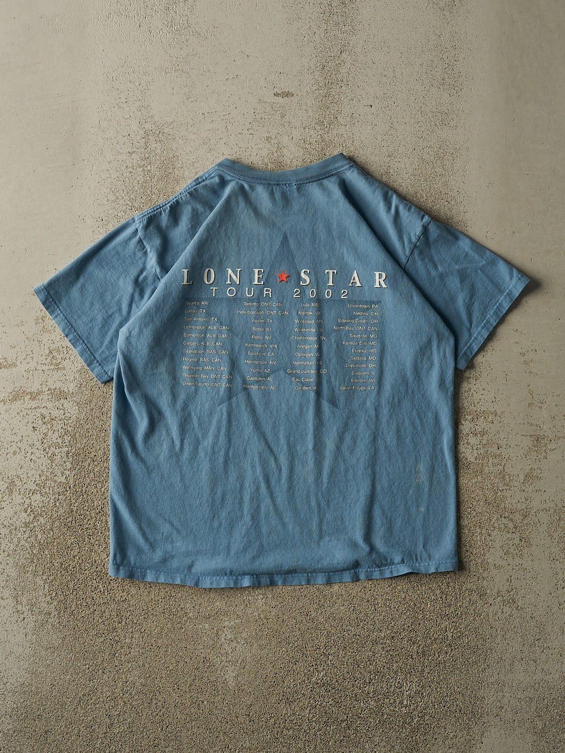 Vintage 02' Blue Lone Star Tee (M)