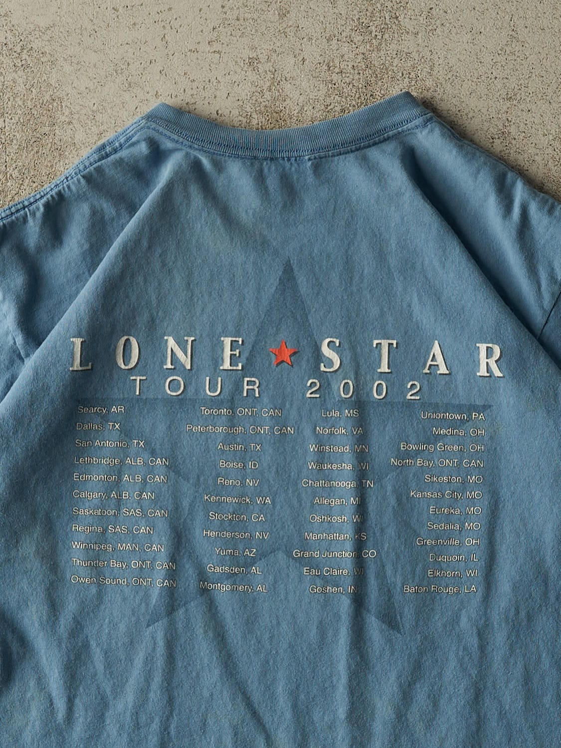Vintage 02' Blue Lone Star Tee (M)
