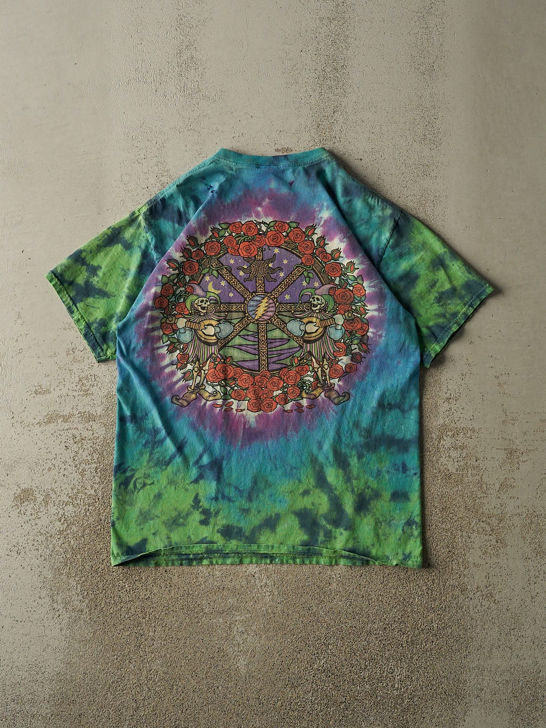 Vintage Y2K Blue Grateful Dead Tee (L/XL)
