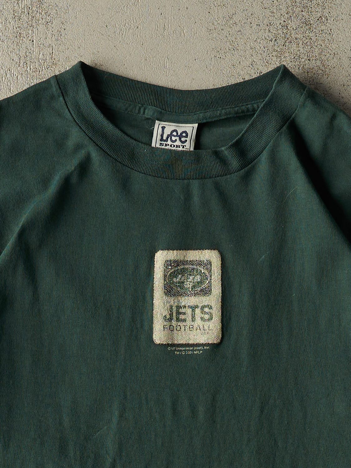 Vintage 01' Green New York Jets Long Sleeve (L/XL)