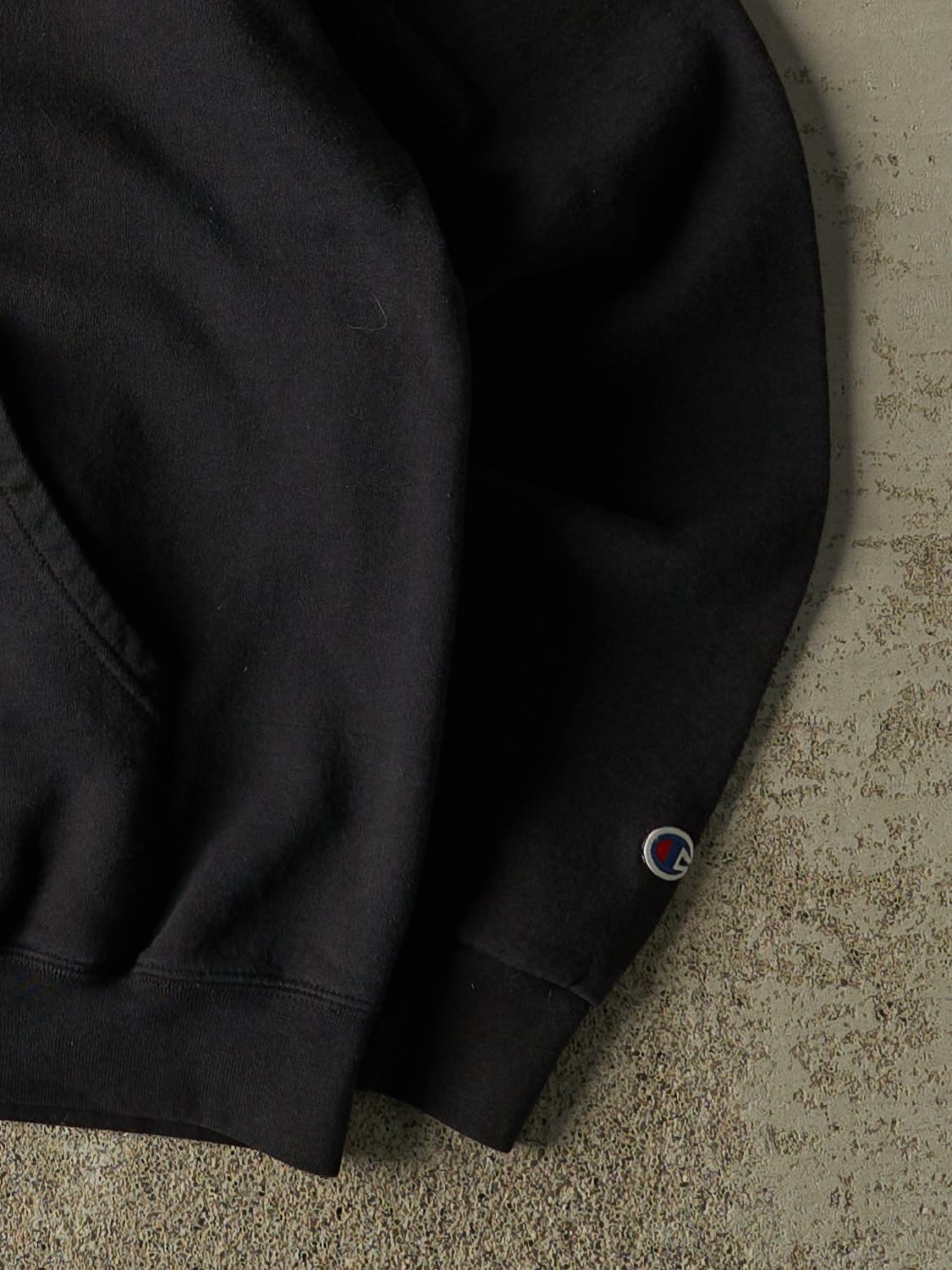 Vintage 90s Black Champion Iowa Hawkeyes Hoodie (S/M)