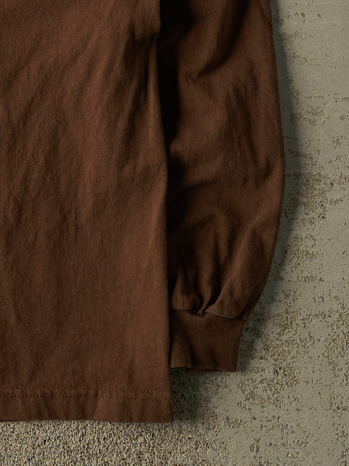 Vintage Y2K Brown Blank Long Sleeve (L/XL)