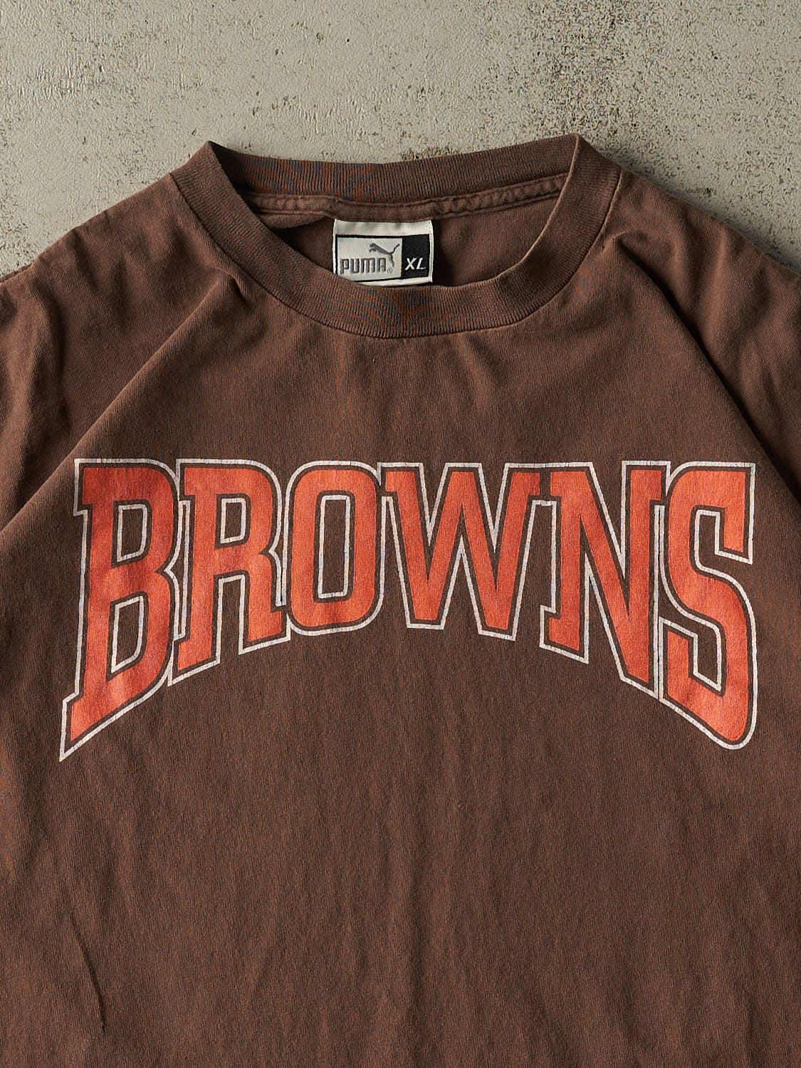 Vintage 90s Brown Cleveland Browns Tee (XL)