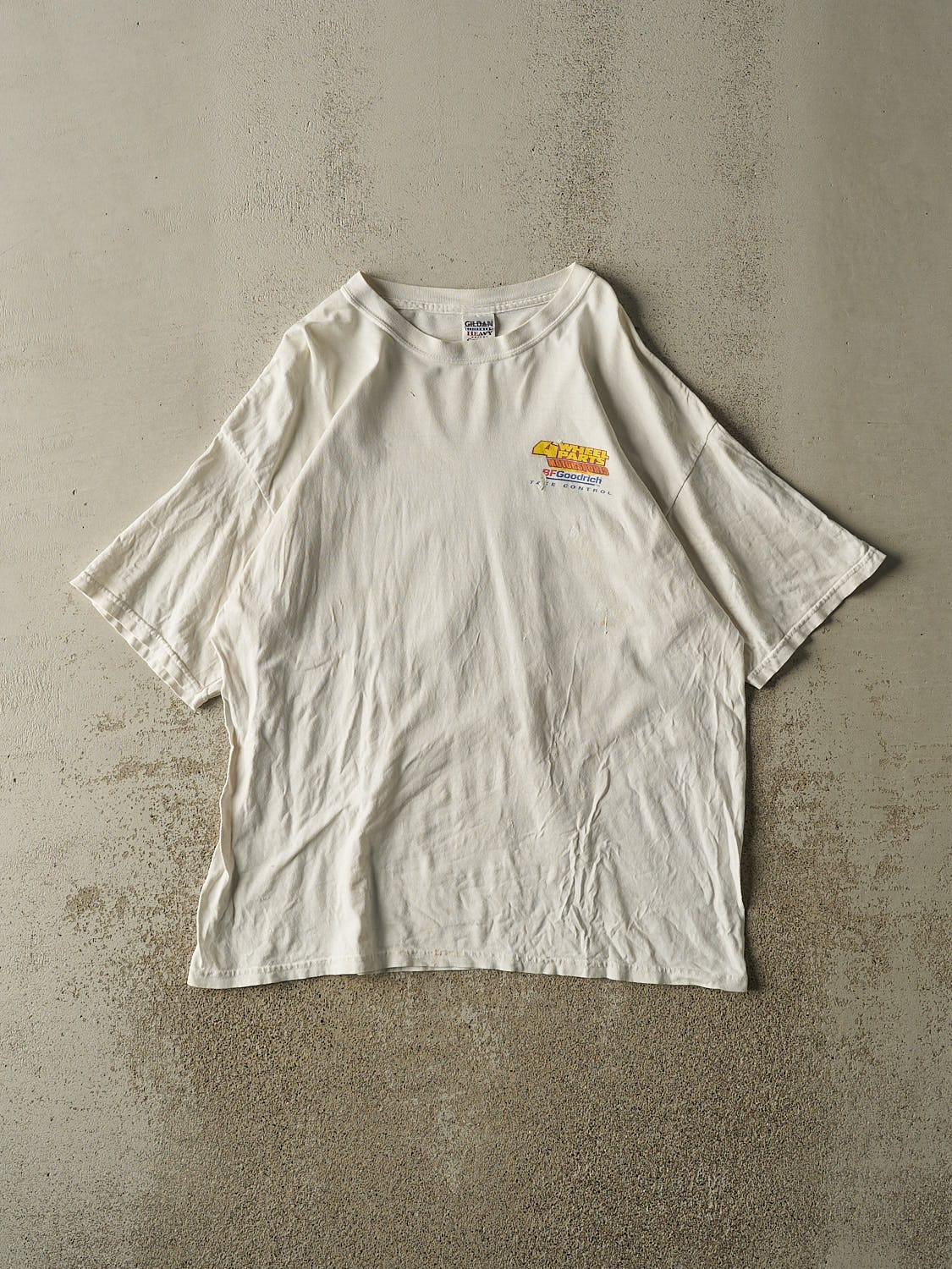 Vintage 02' White BF Goodrich x Four Wheel Parts Monster Truck Tee (L/XL)