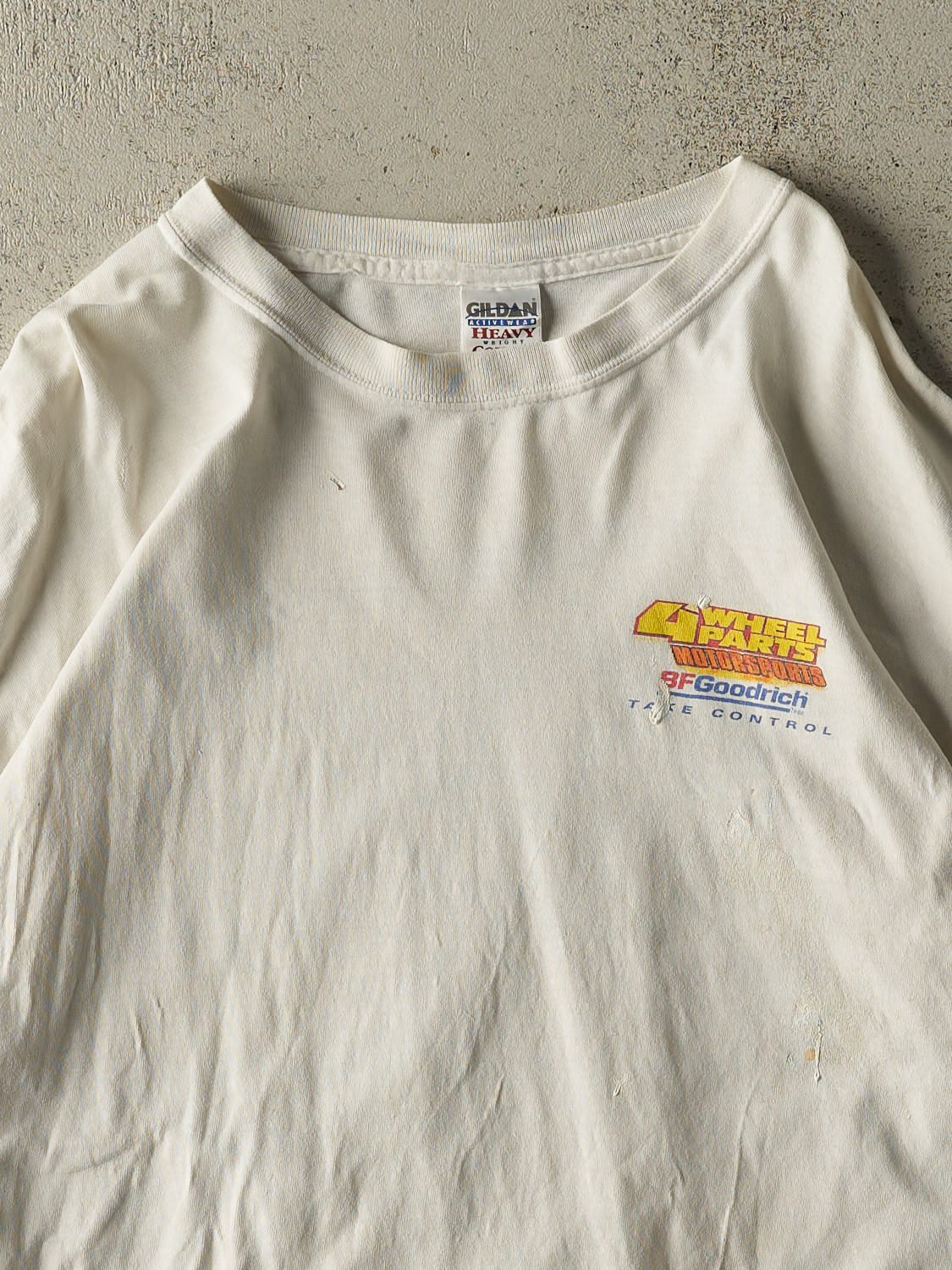 Vintage 02' White BF Goodrich x Four Wheel Parts Monster Truck Tee (L/XL)