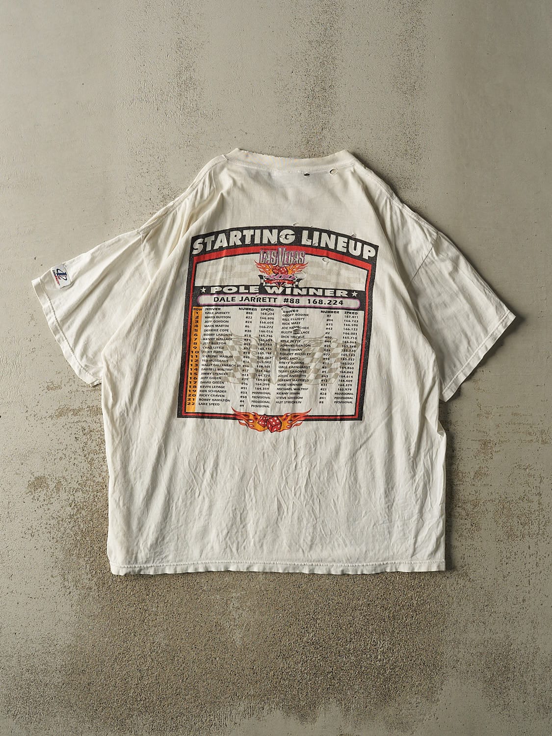 Vintage 98' White Las Vegas 400 Nascar Tee (XXXL)