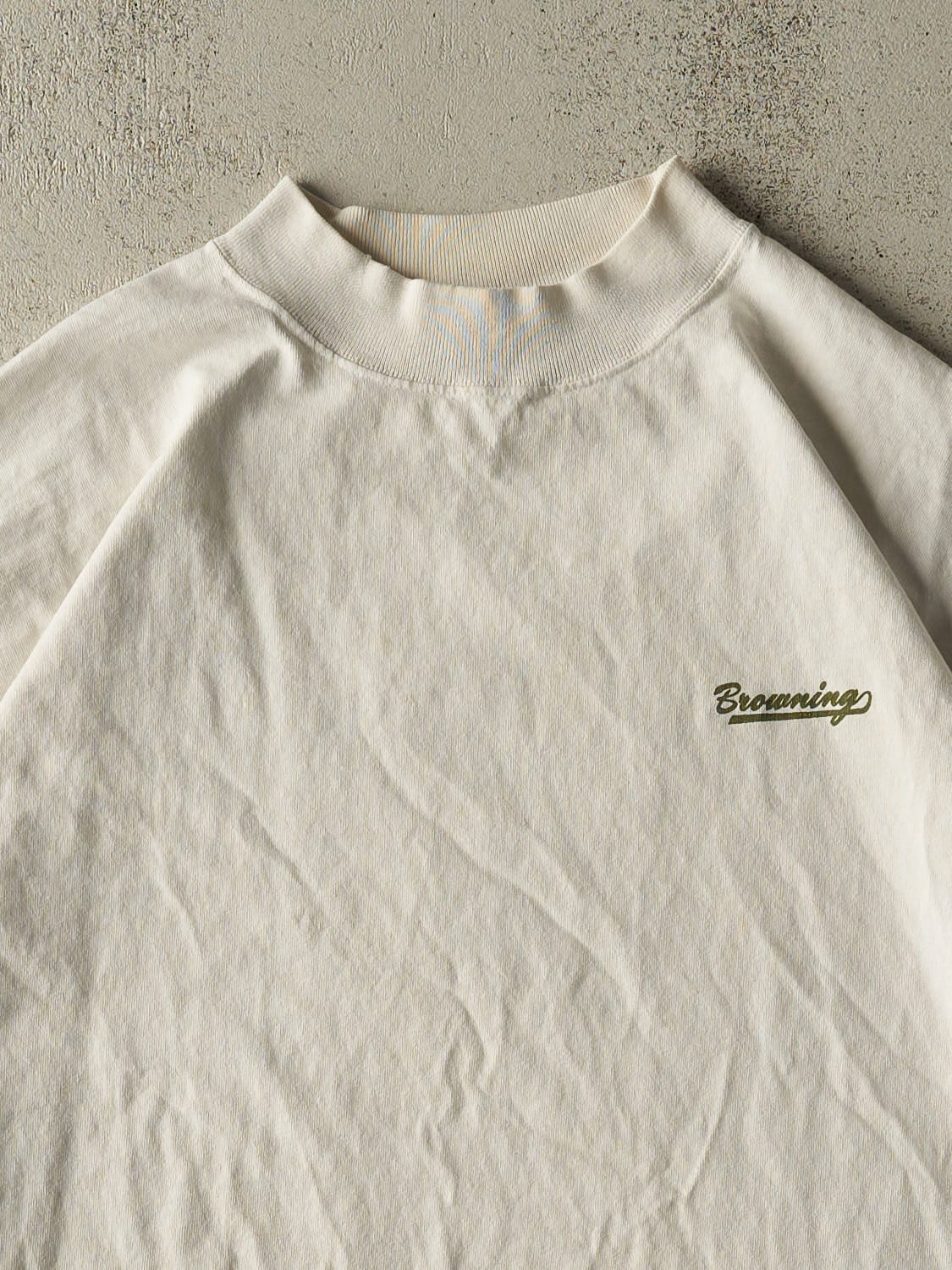 Vintage 90s Beige Browning Long Sleeve (XXL/XXXL)