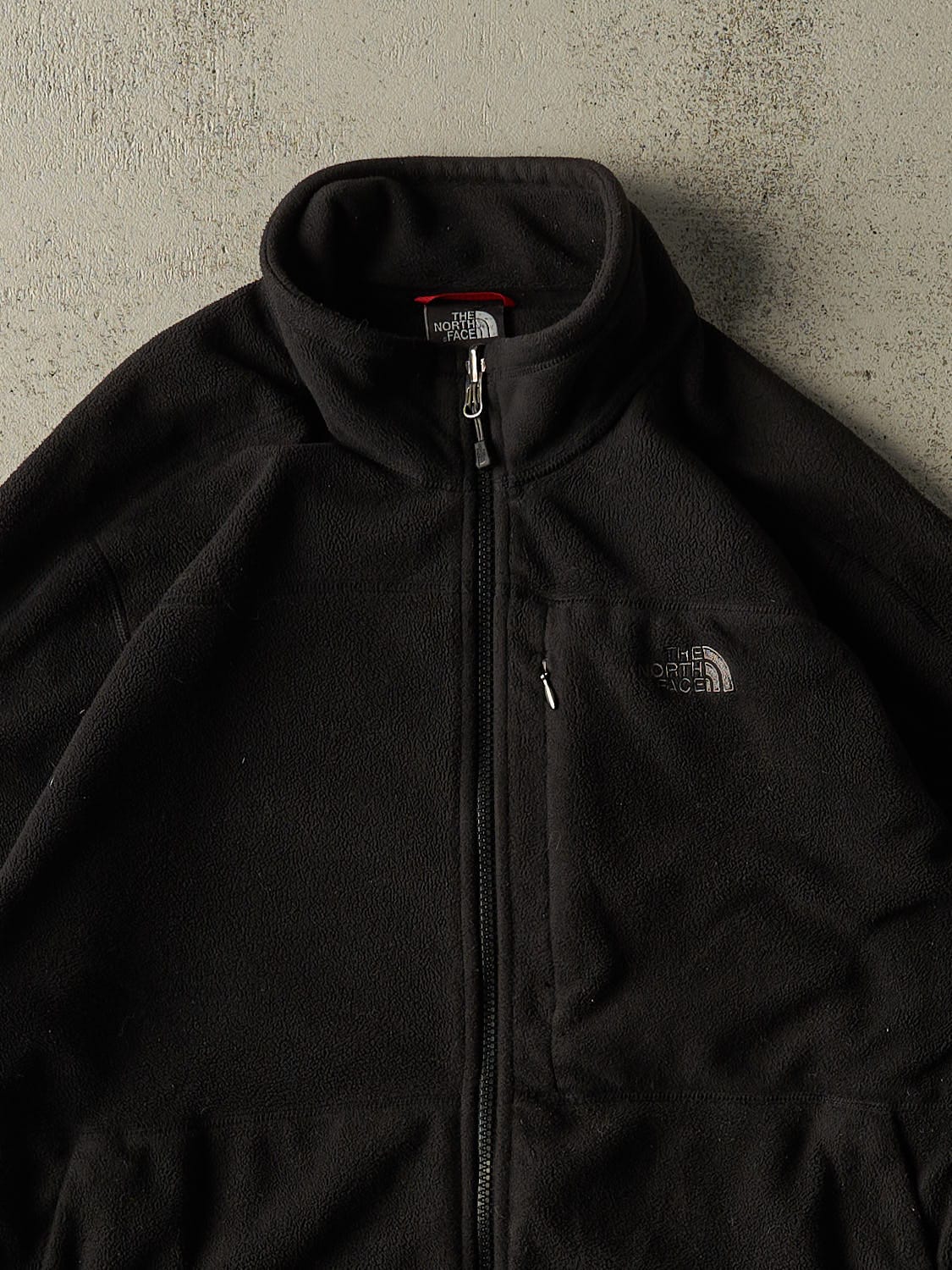 Vintage Y2K Black The North Face Zip Up Fleece (XL)