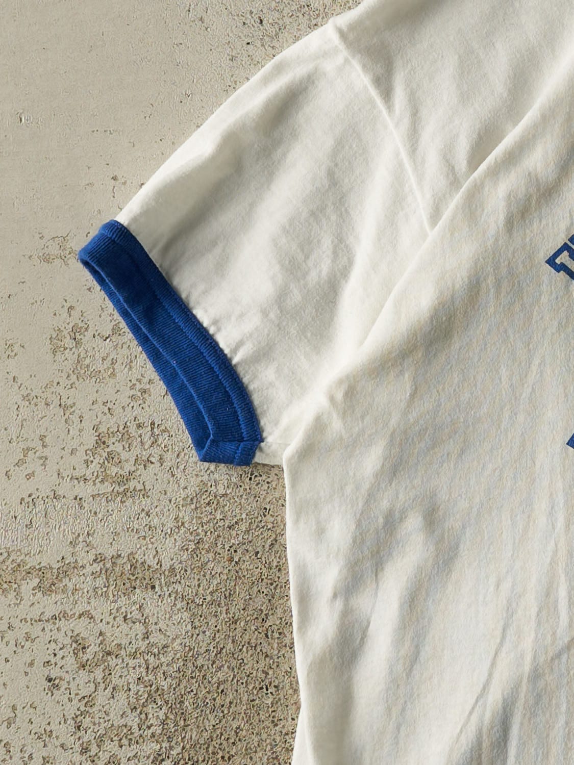 Vintage 88' White Hawkeyes Football Ringer Tee (S/M)