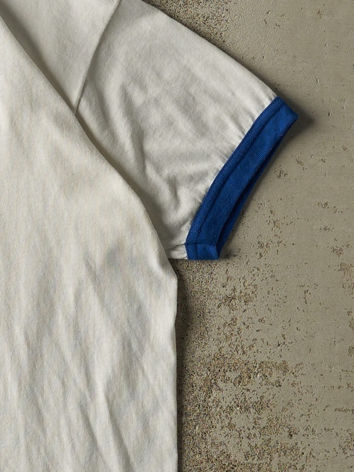 Vintage 88' White Hawkeyes Football Ringer Tee (S/M)