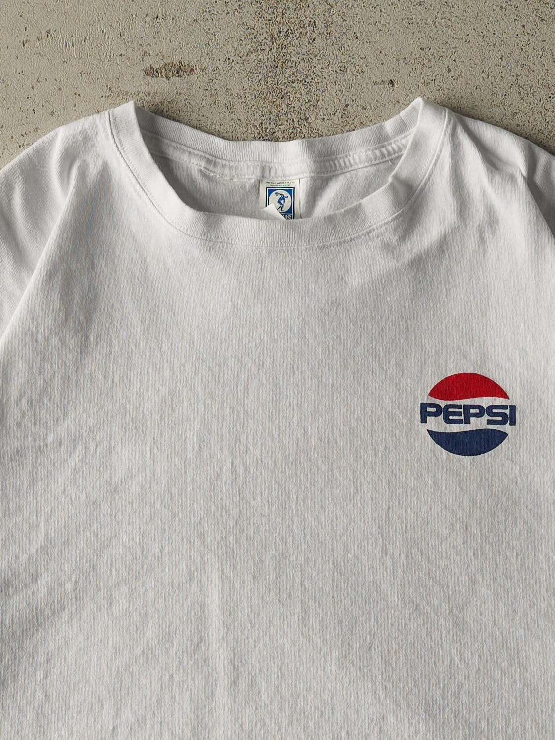 Vintage Y2K White Pepsi Tee (M/L)