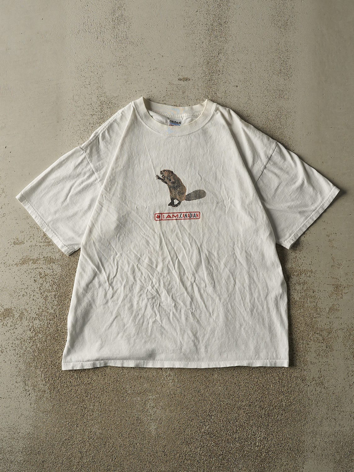 Vintage Y2K White Molson Canadian Tee (M/L)