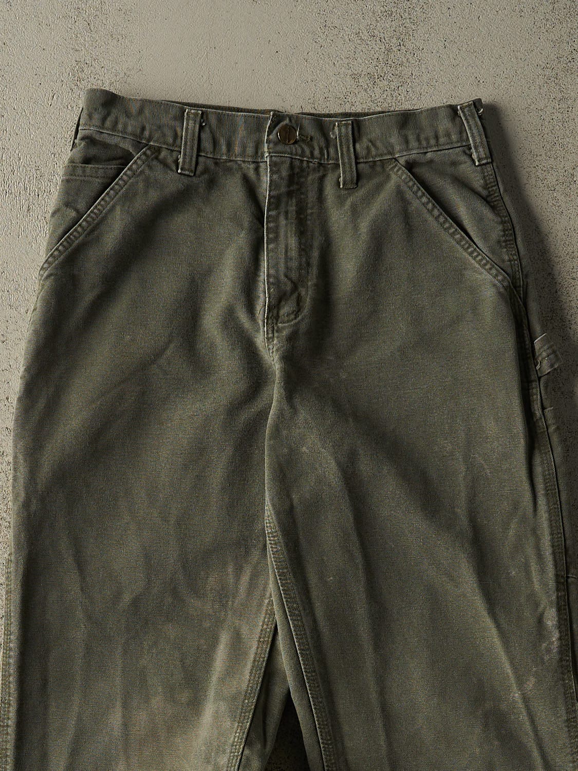 Vintage 90s Green Carhartt Carpenter Pants (28x30)