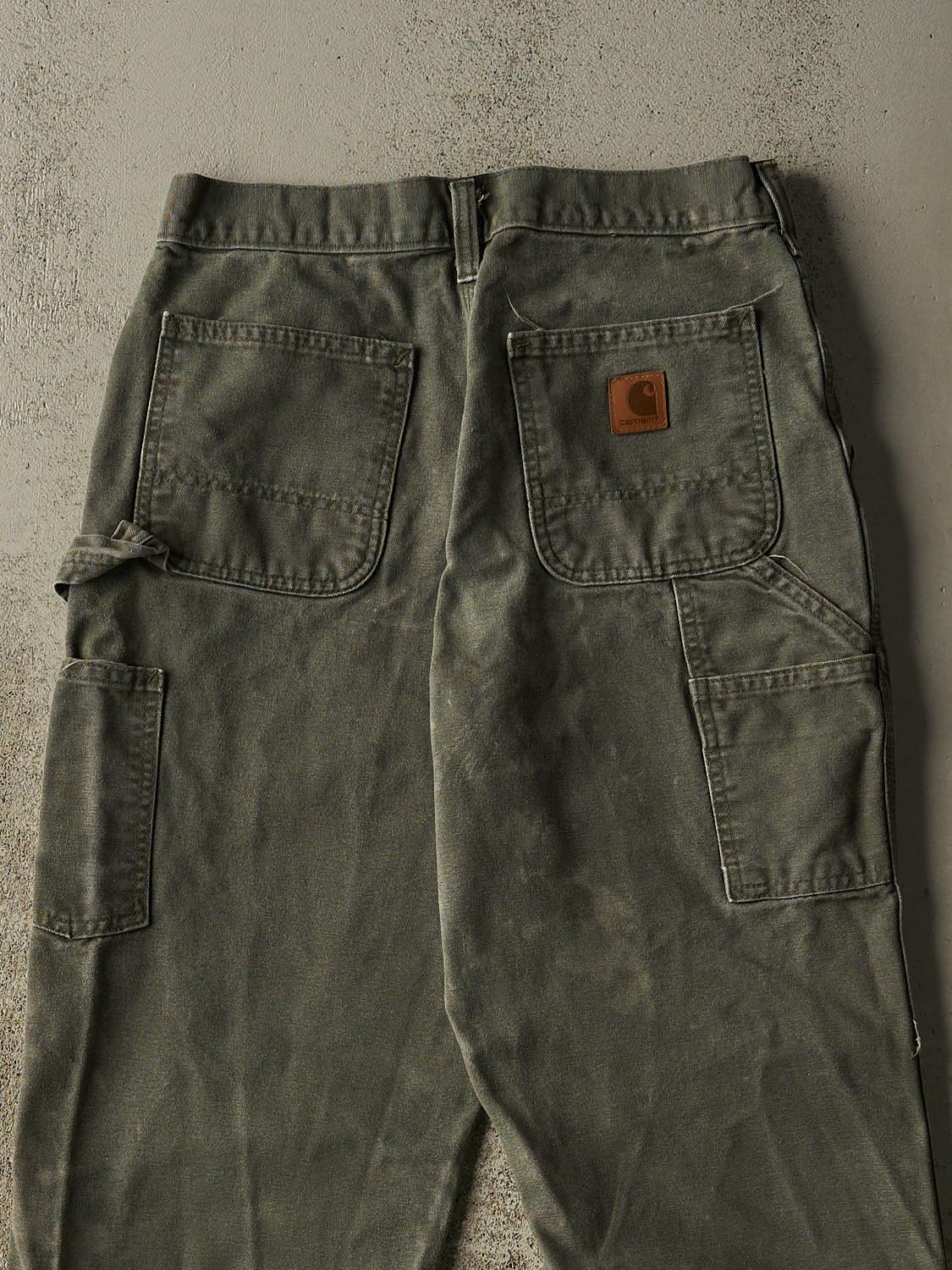 Vintage 90s Green Carhartt Carpenter Pants (28x30)