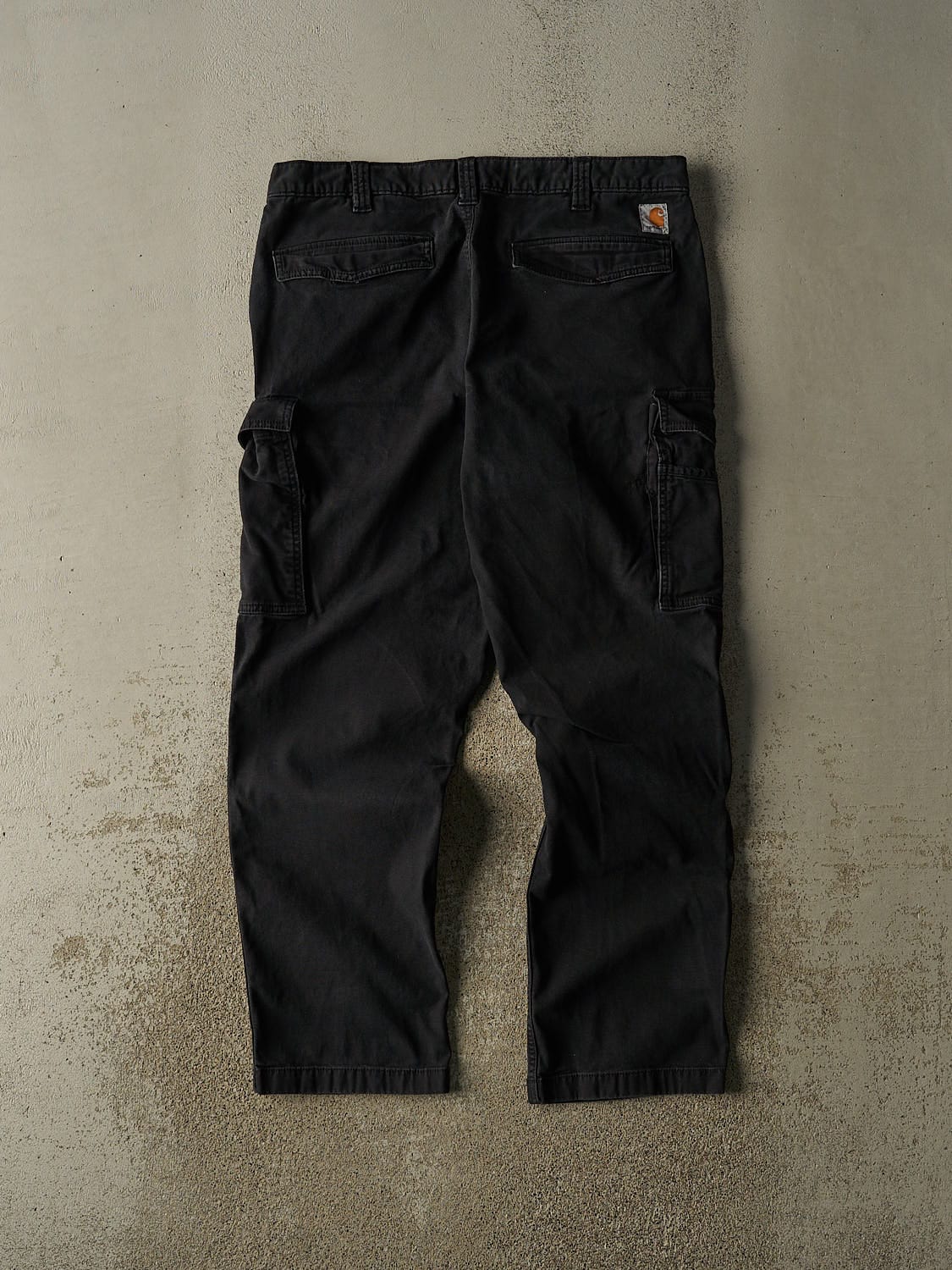 Vintage Y2K Black Carhartt Cargo Work Pants (37x30.5)