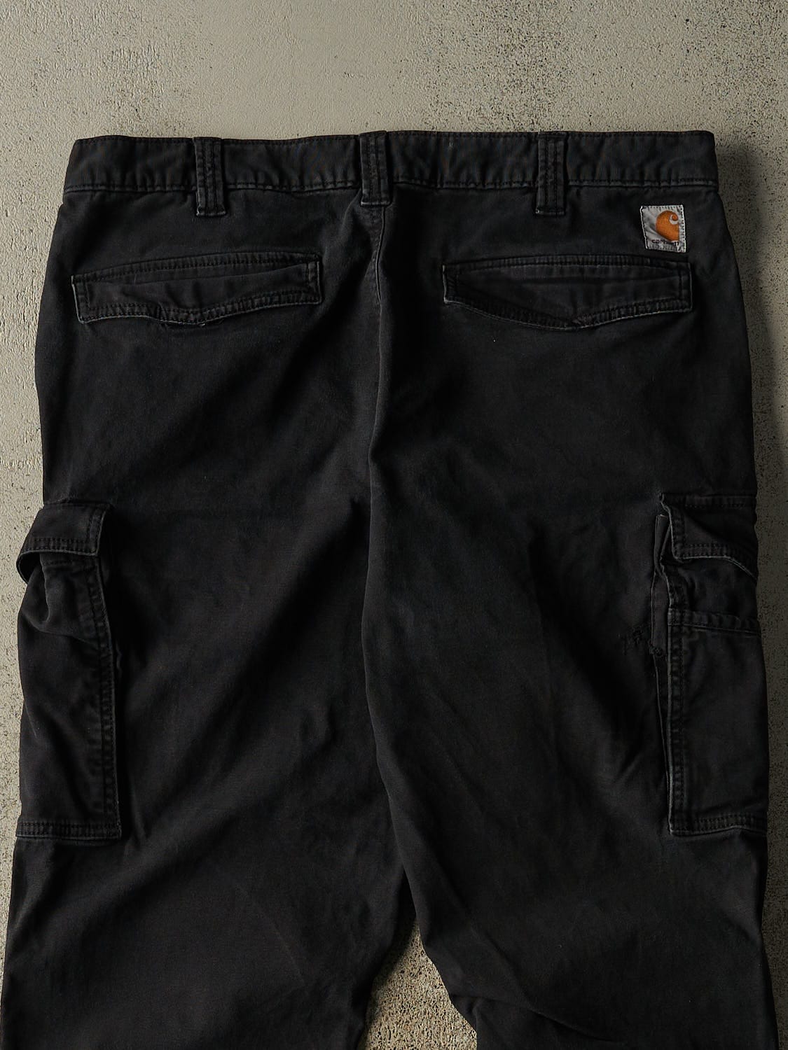 Vintage Y2K Black Carhartt Cargo Work Pants (37x30.5)