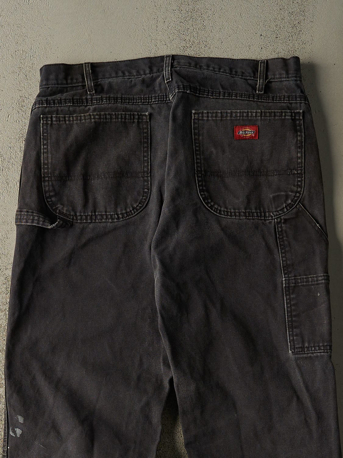Vintage 90s Faded Black Dickies Carpenter Pants (34x30.5)