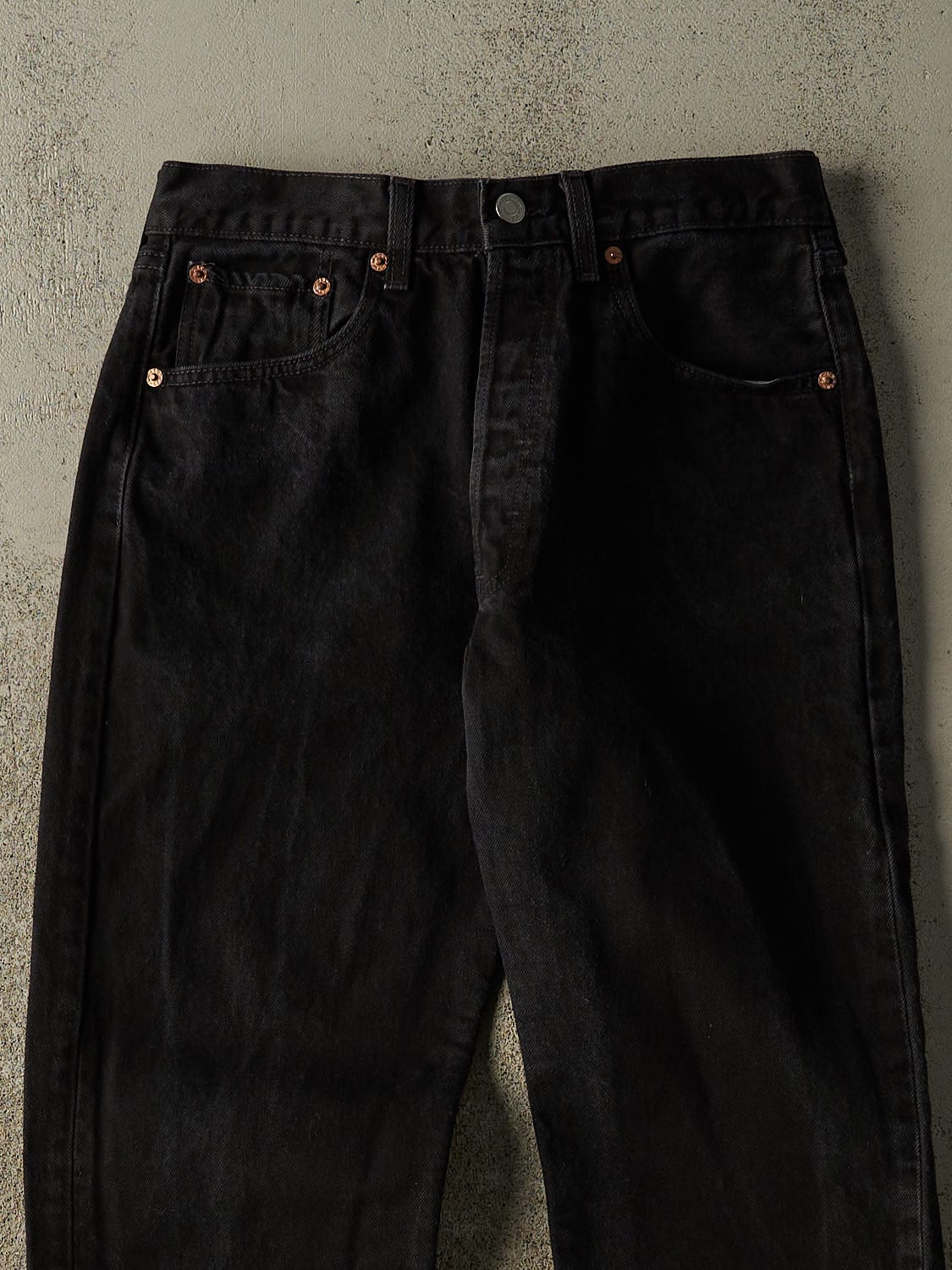 Vintage Y2K Black Levi's 501 Denim Pants (29x27.5)