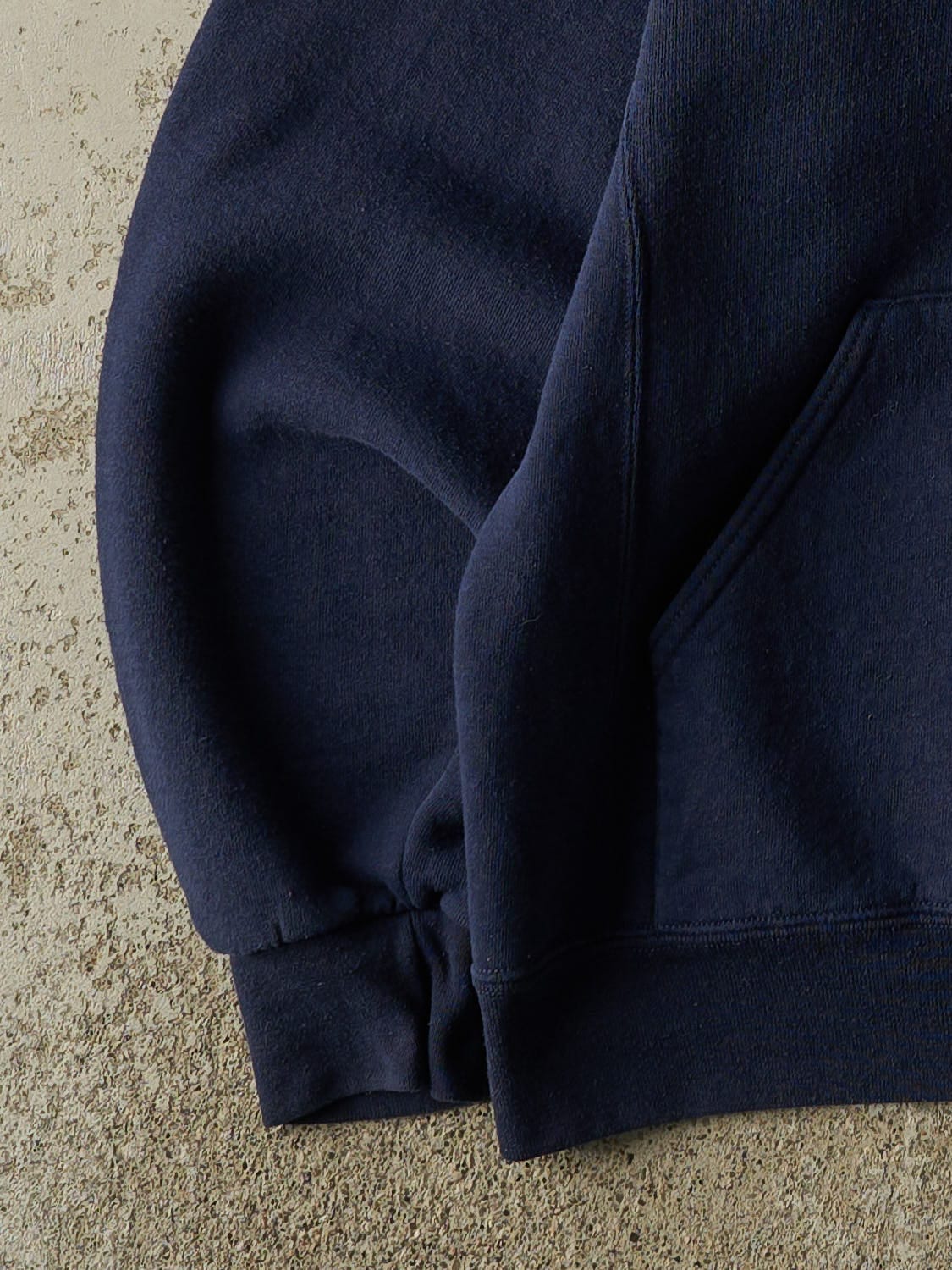 Vintage Y2K Navy Blue Russell Athletic Sault College Hoodie (S/M)