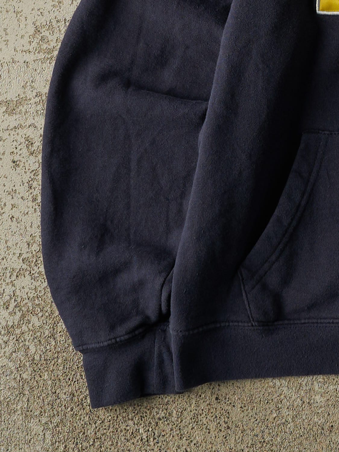 Vintage Y2K Navy Blue University of Michigan Hoodie (XS/S)