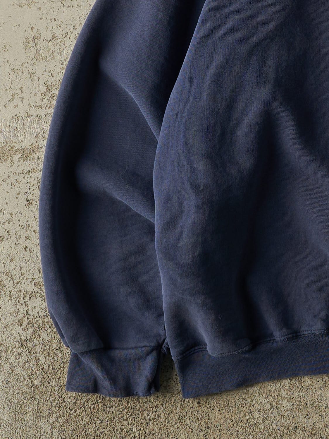 Vintage 90s Sun Faded Navy Blank Crewneck (XL)