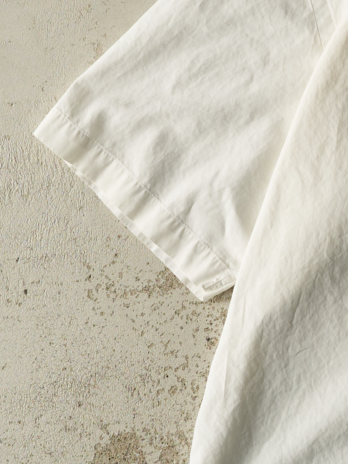Vintage 90s White Polo Cropped Button Up Tee (L/XL)