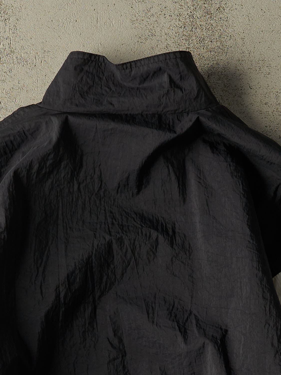 Vintage 90s Black Adidas Zip Up Windbreaker Jacket (L/XL)