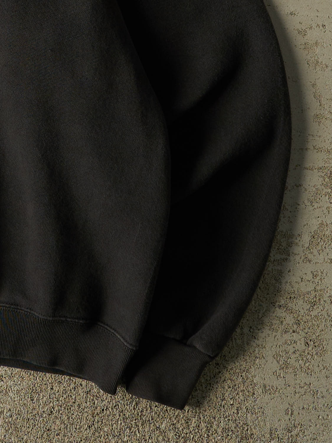 Vintage 90s RARE Faded Black Blackpool England Embroidered Crewneck (L)