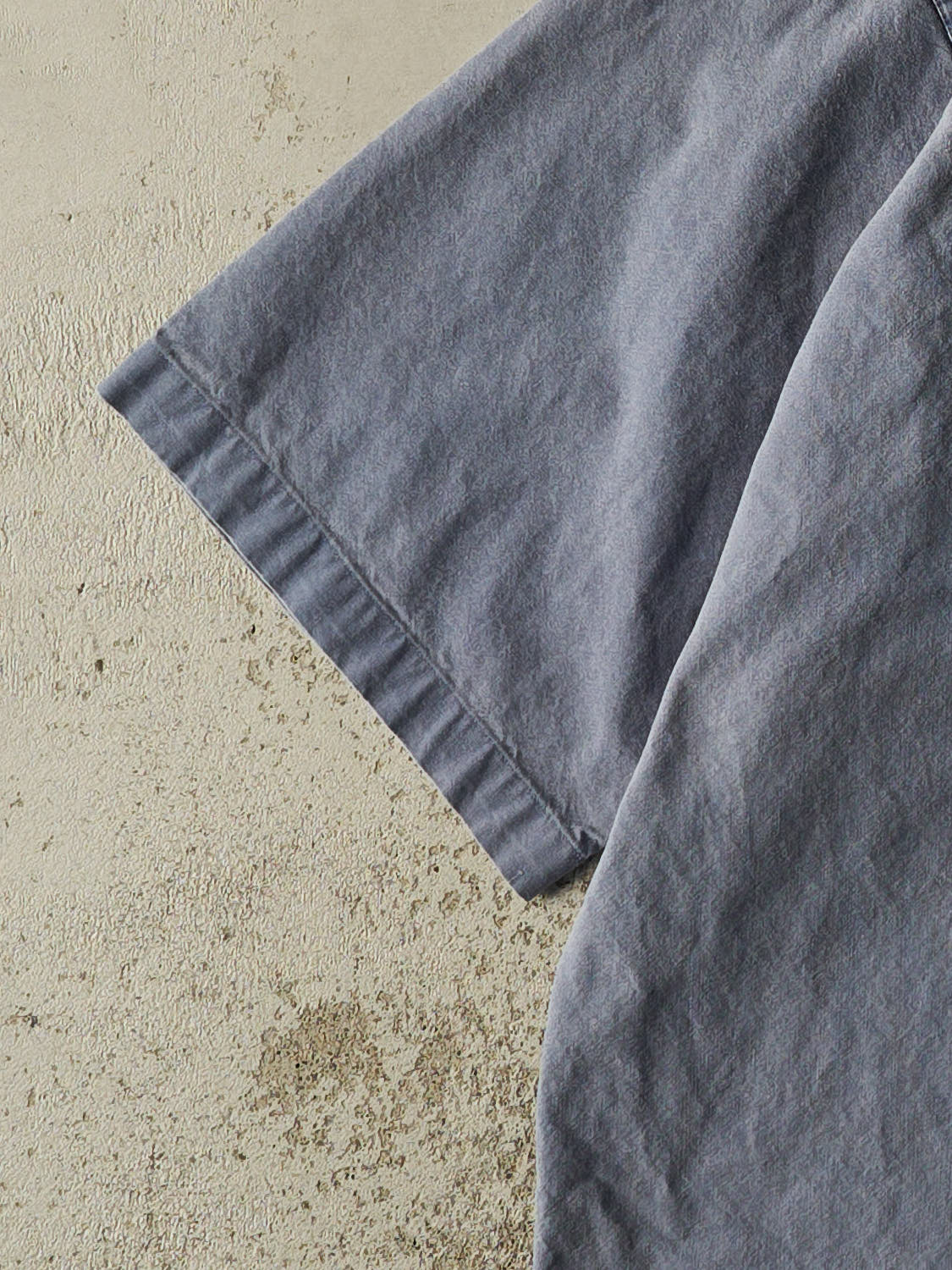 Vintage 90s Blue Woolrich Cropped Button Up Tee (M/L)