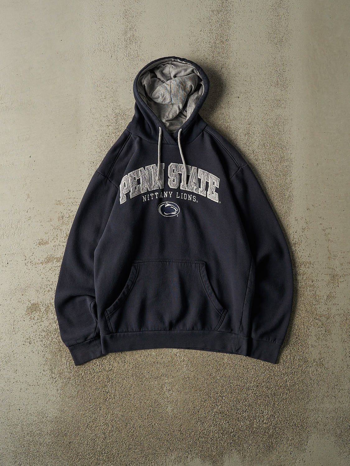 Vintage Y2K Navy Blue Penn State University Embroidered Hoodie (XS/S)