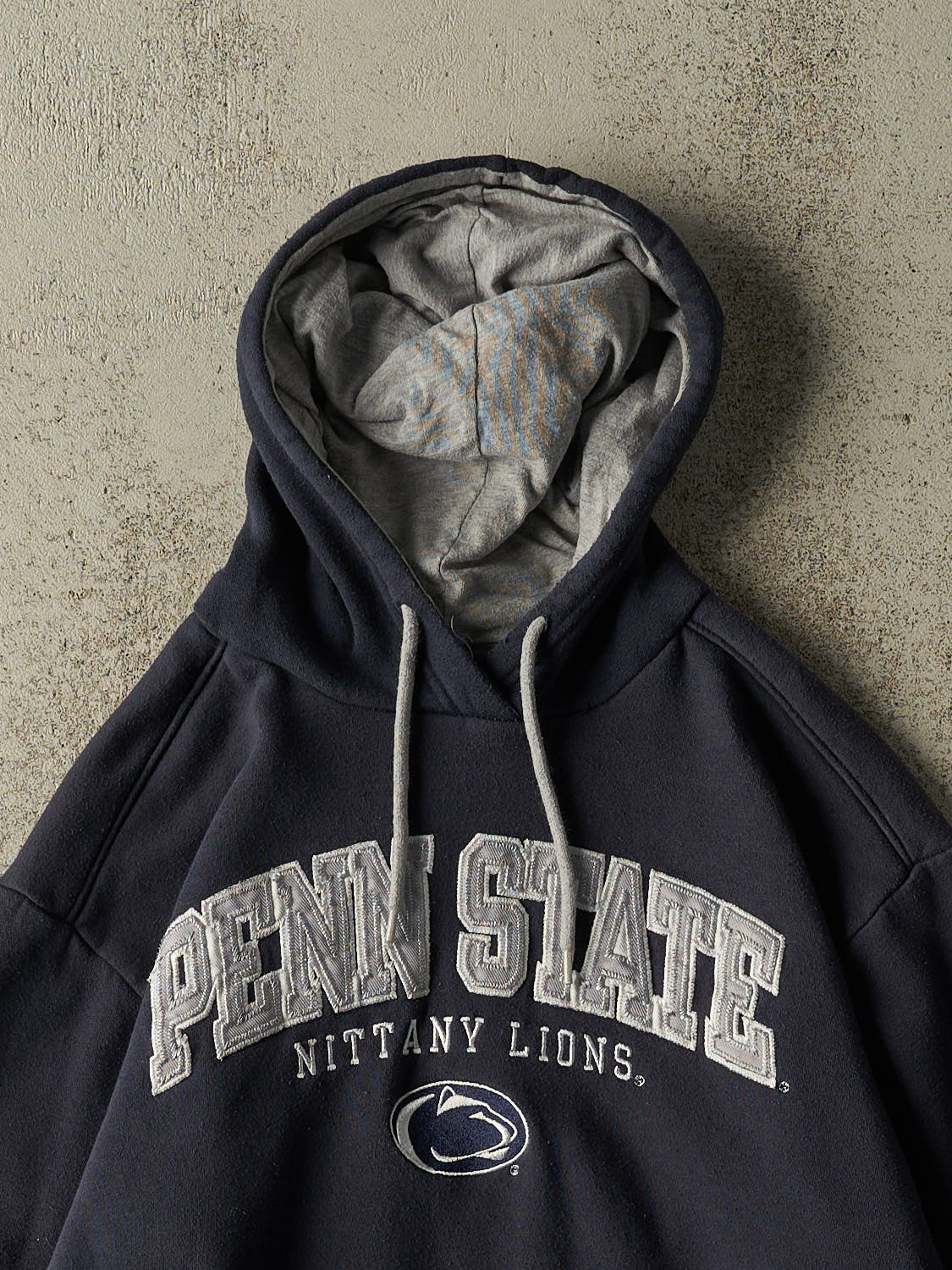 Vintage Y2K Navy Blue Penn State University Embroidered Hoodie (XS/S)