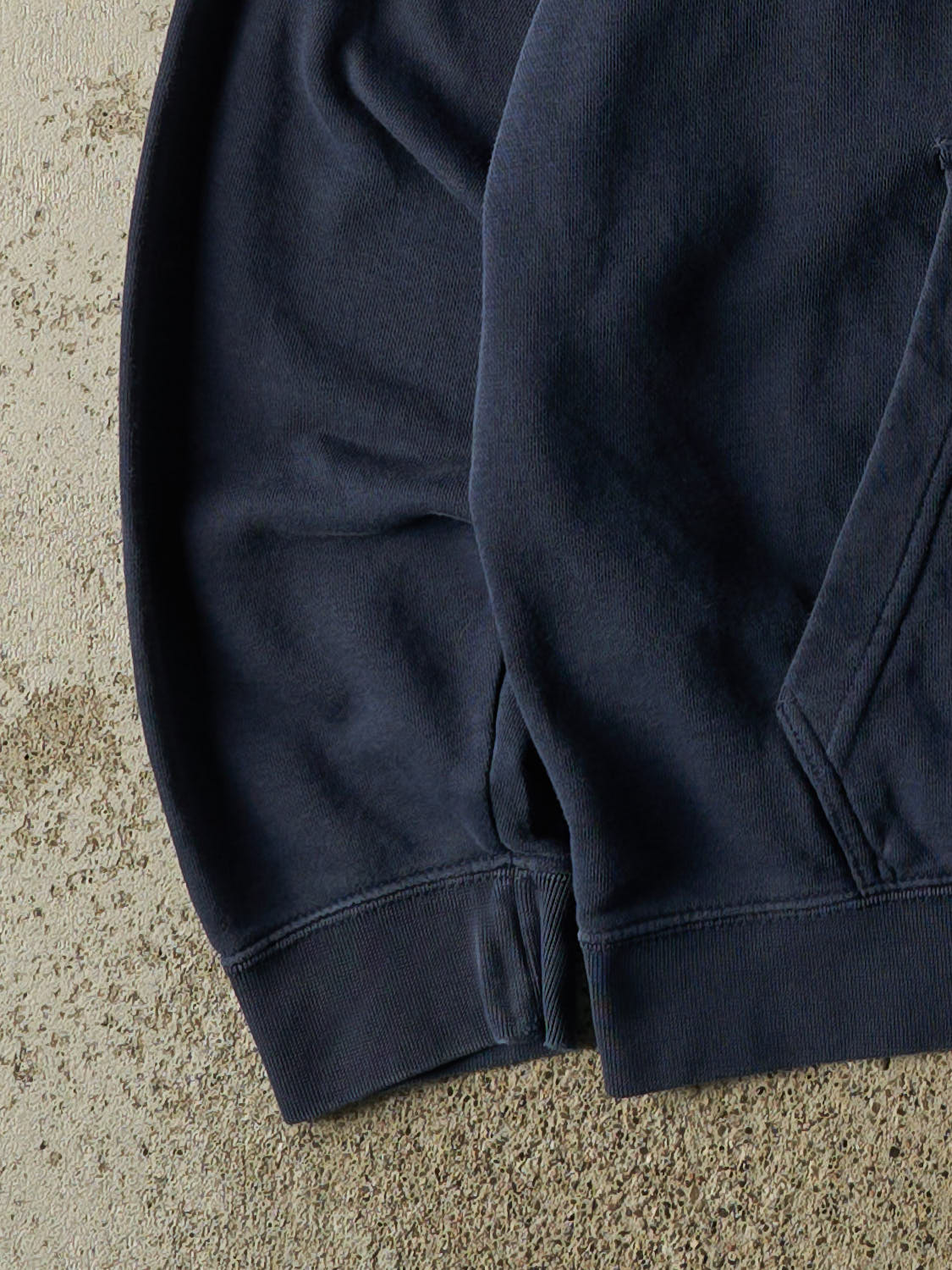 Vintage Y2K Navy Blue Nike Embroidered Hoodie (L/XL)