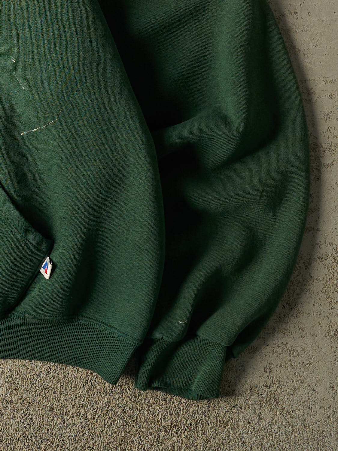 Vintage 90s Green Russell Athletic FH Embroidered Hoodie (XL)