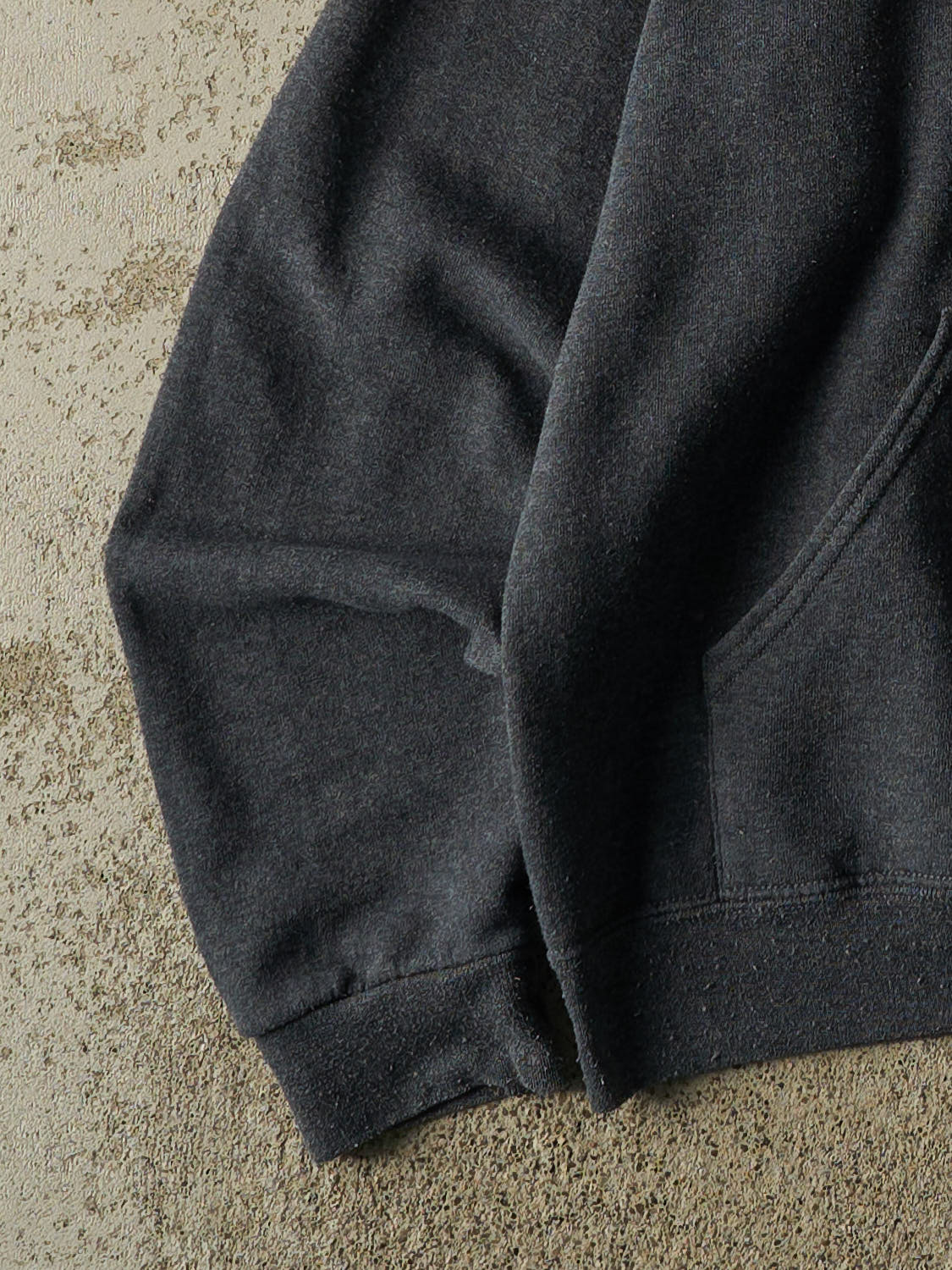 Vintage Y2K Charcoal Grey University of Virginia Hoodie (S/M)